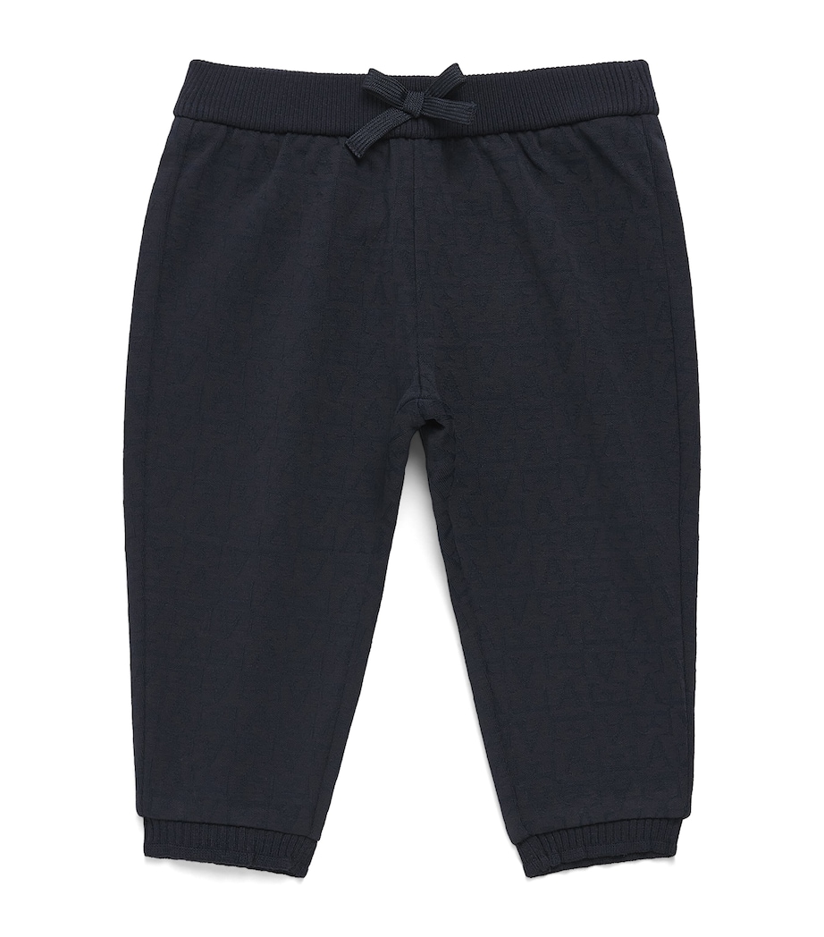 Emporio Armani Kids Drawstring Sweatpants (6-36 Months) Iconico Blu Ea Image 1