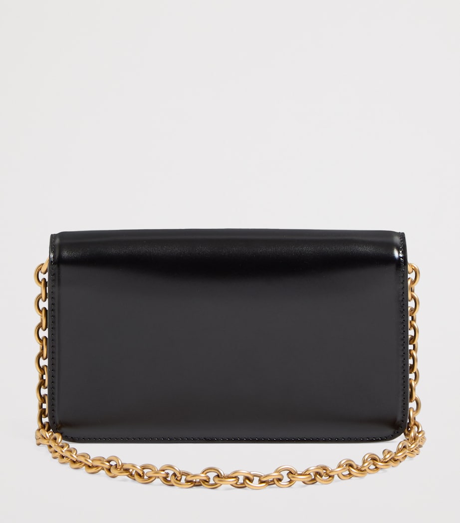 Small Leather Vain Clutch Bag 0NO Image 3
