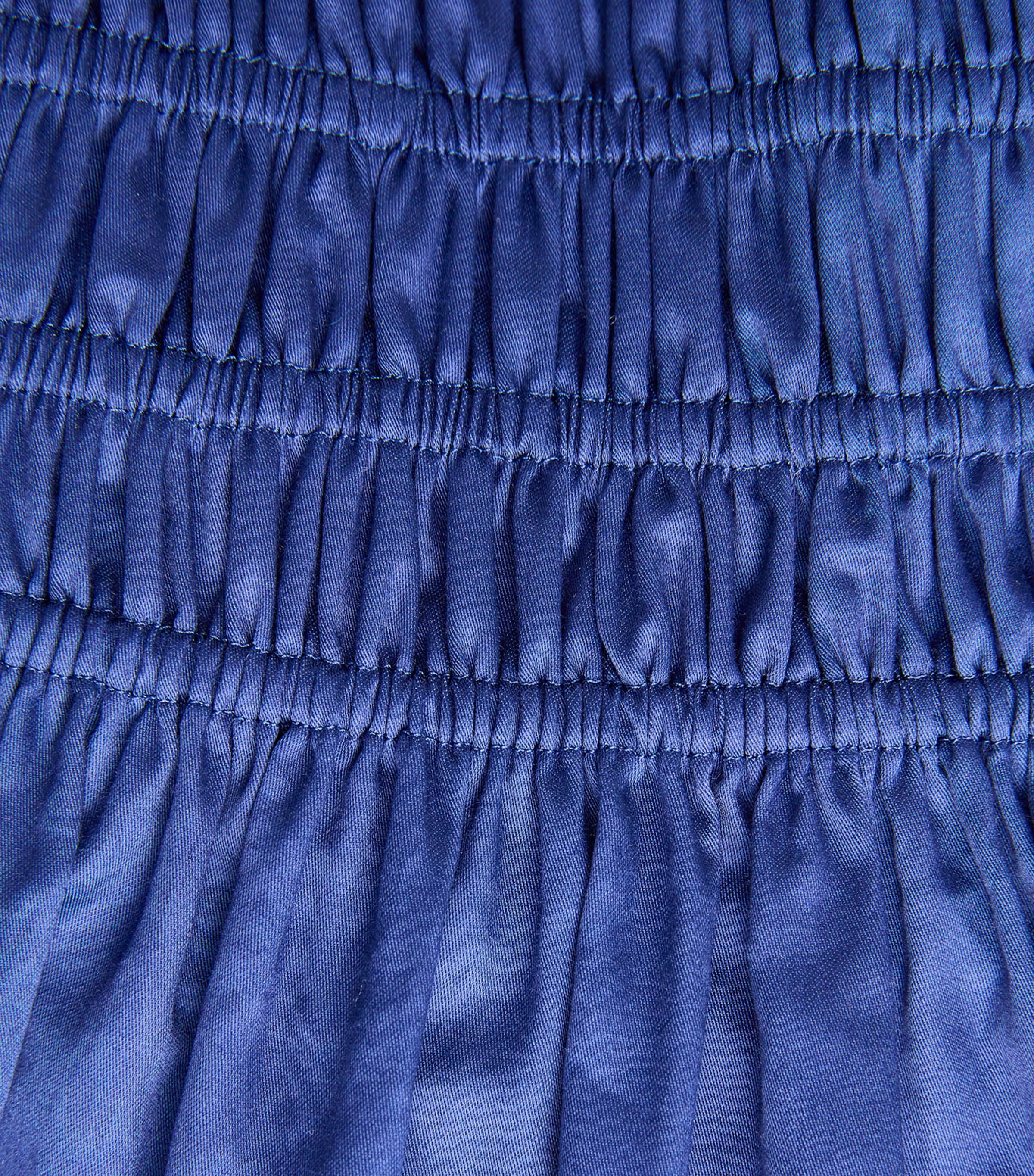 Silk Isaak Midi Skirt COBALT Image 5