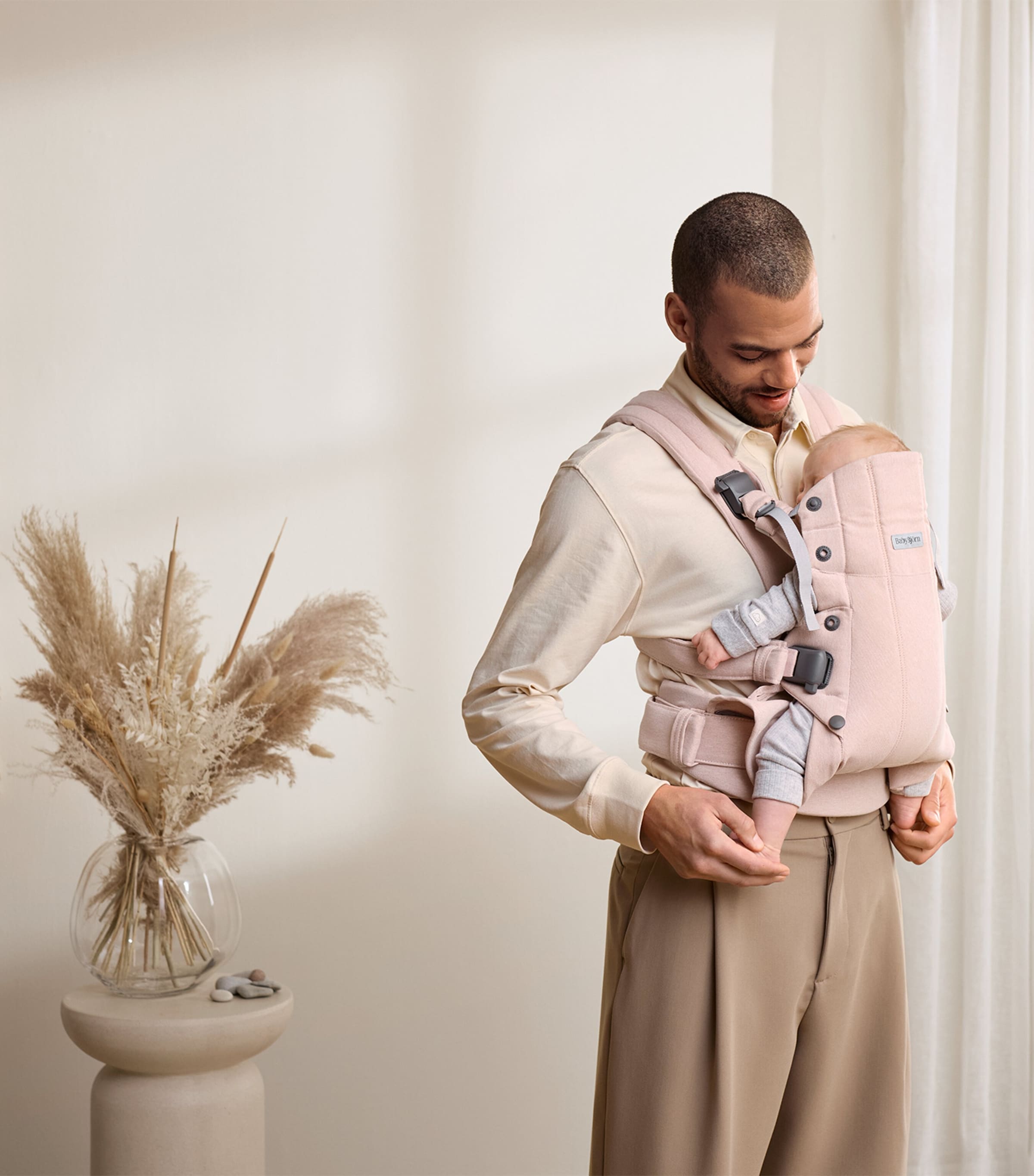 Woven Harmony Baby Carrier LIGHT PINK Mï¿½LANGE Image 3
