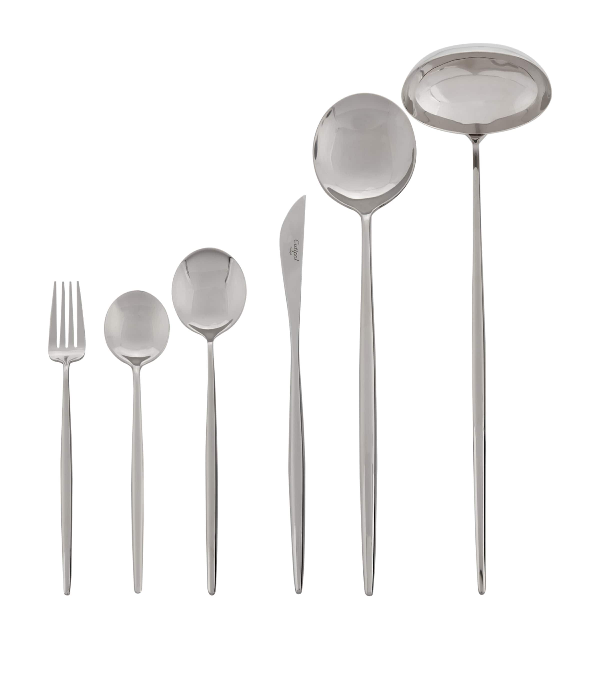 Moon 75-Piece Stainless Steel Cutlery Set SILVER Image 4
