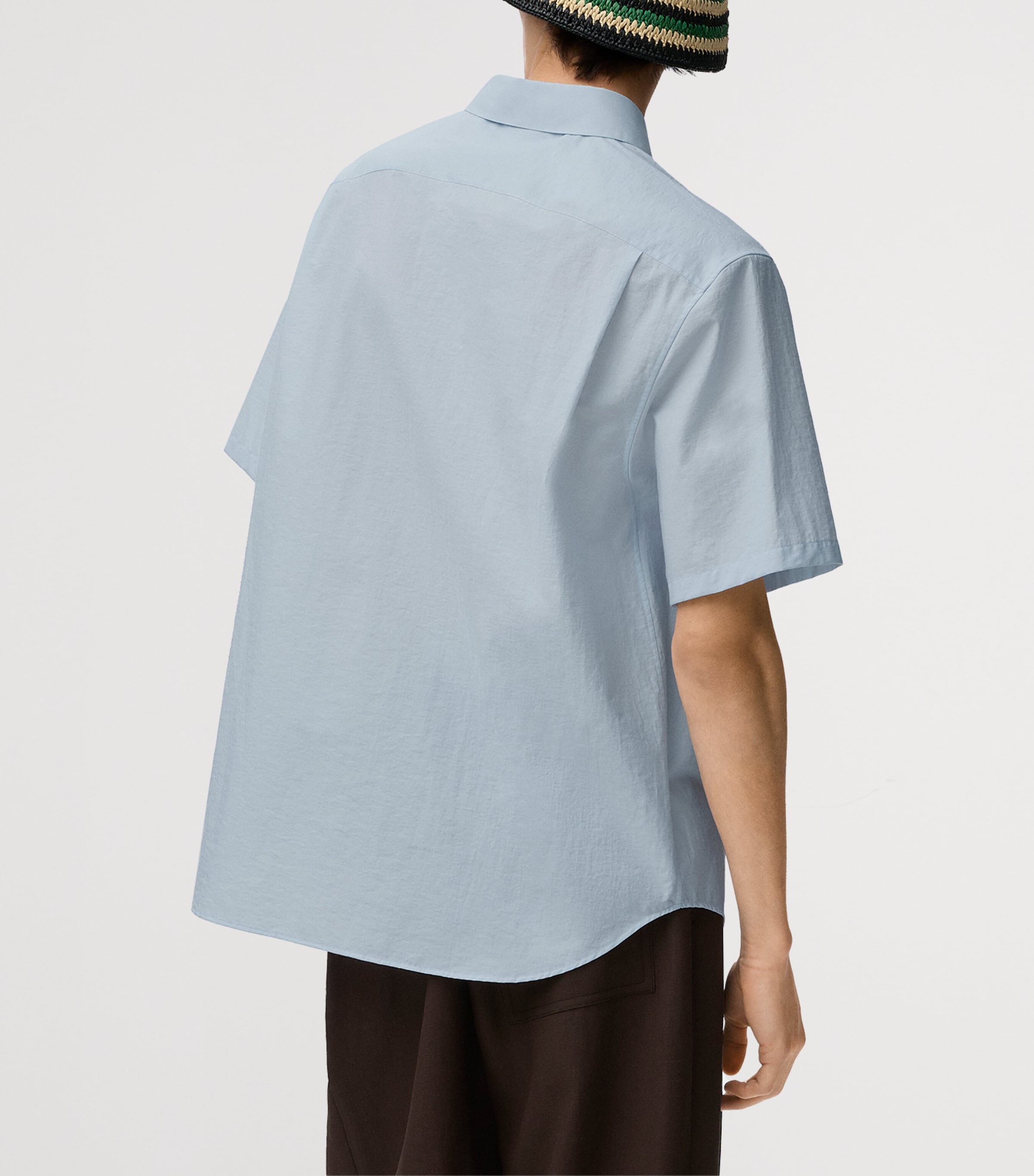LOEWE Mens x Paula’s Ibiza Anagram Shirt Light Blue Image 4