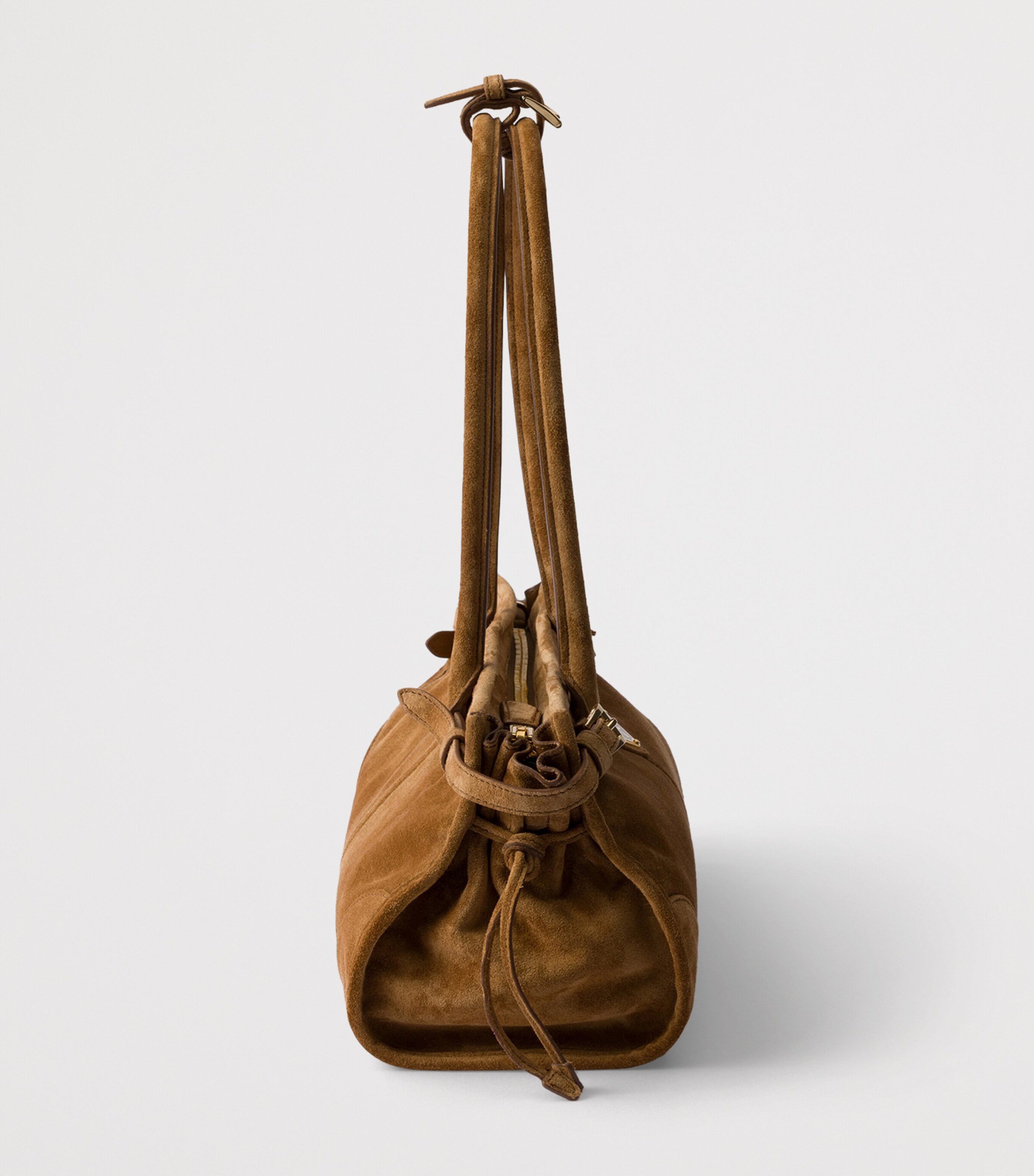 Medium Suede Bonnie Shoulder Bag F0401 Image 6