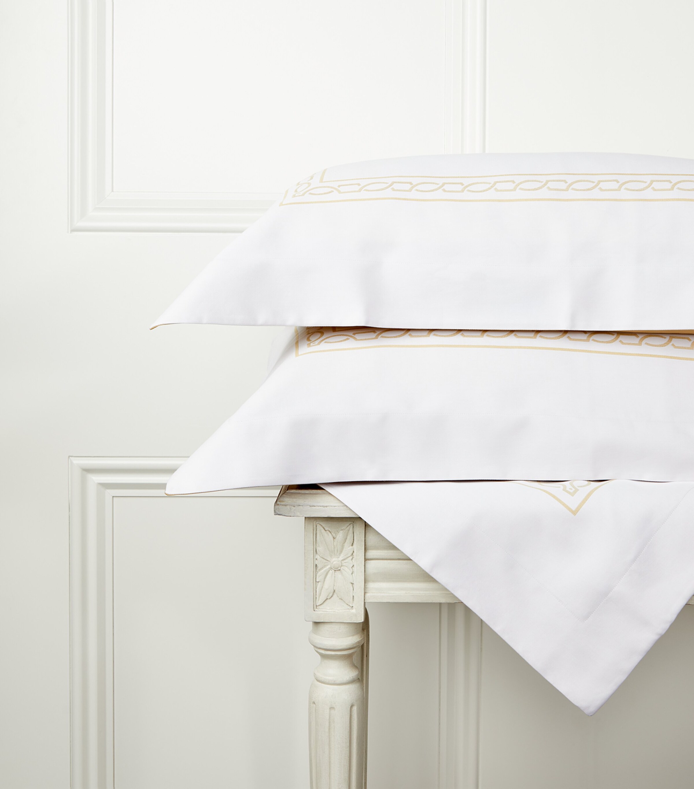 Celso De Lemos Versailles Oxford Pillowcase (50cm x 75cm) Miel Image 4