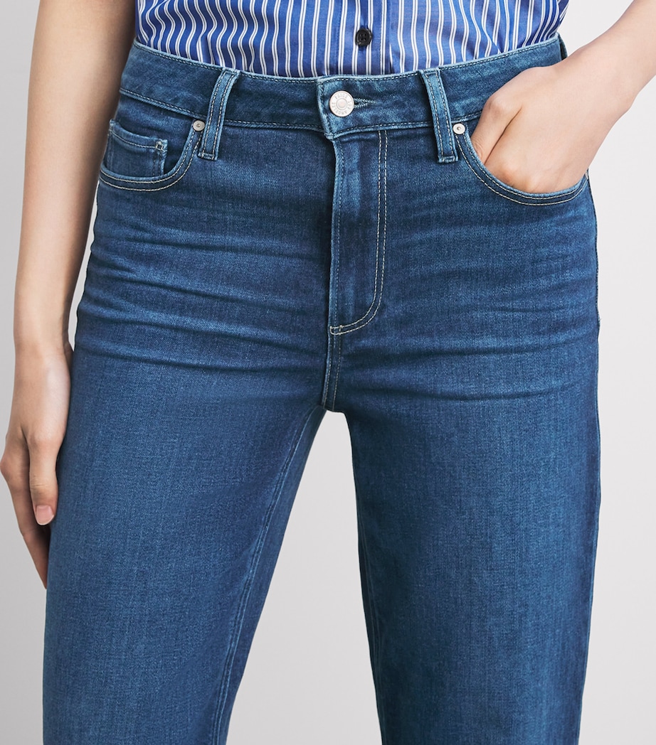 PAIGE Womens Mason Ankle Straight Jeans Neutra Image 3