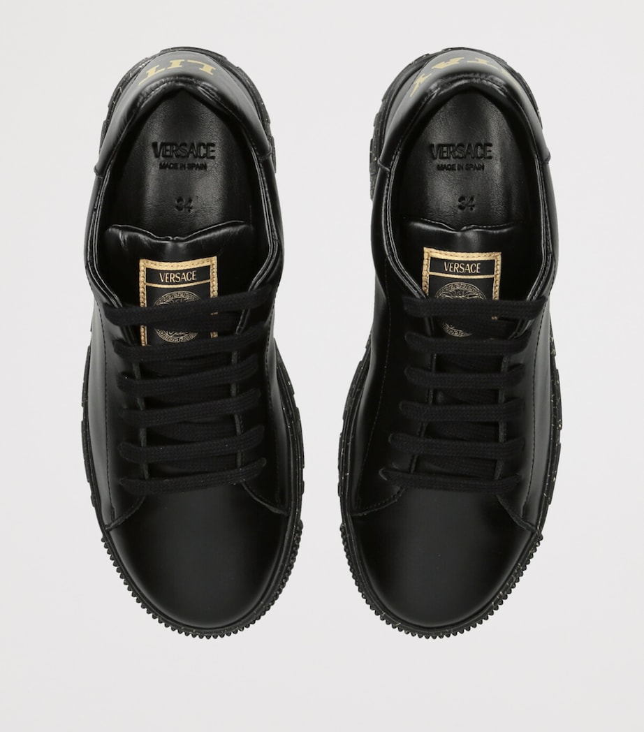 Leather Eco Sneakers BLACK Image 4