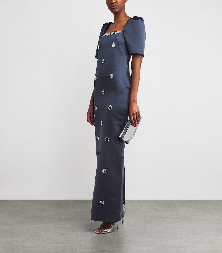 Duchesse Satin Dea Gown MIDNIGHT Image 2