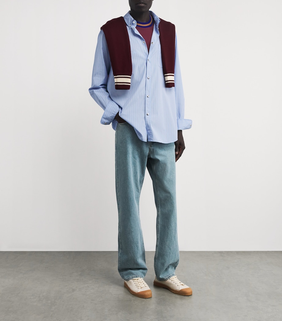 Cotton Stripe Shirt F70 Image 2