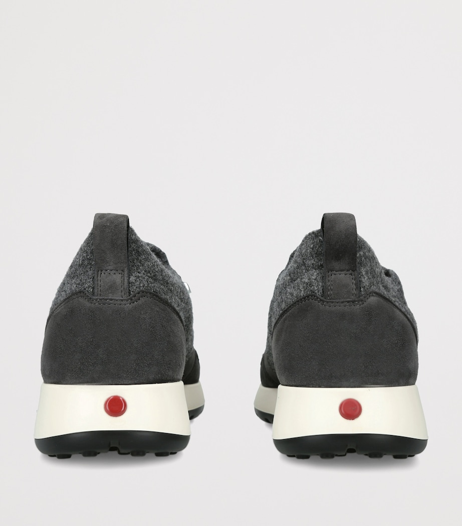 Tod's Suede-Knit Sportivo 79k Sneakers Grey/dark Image 4