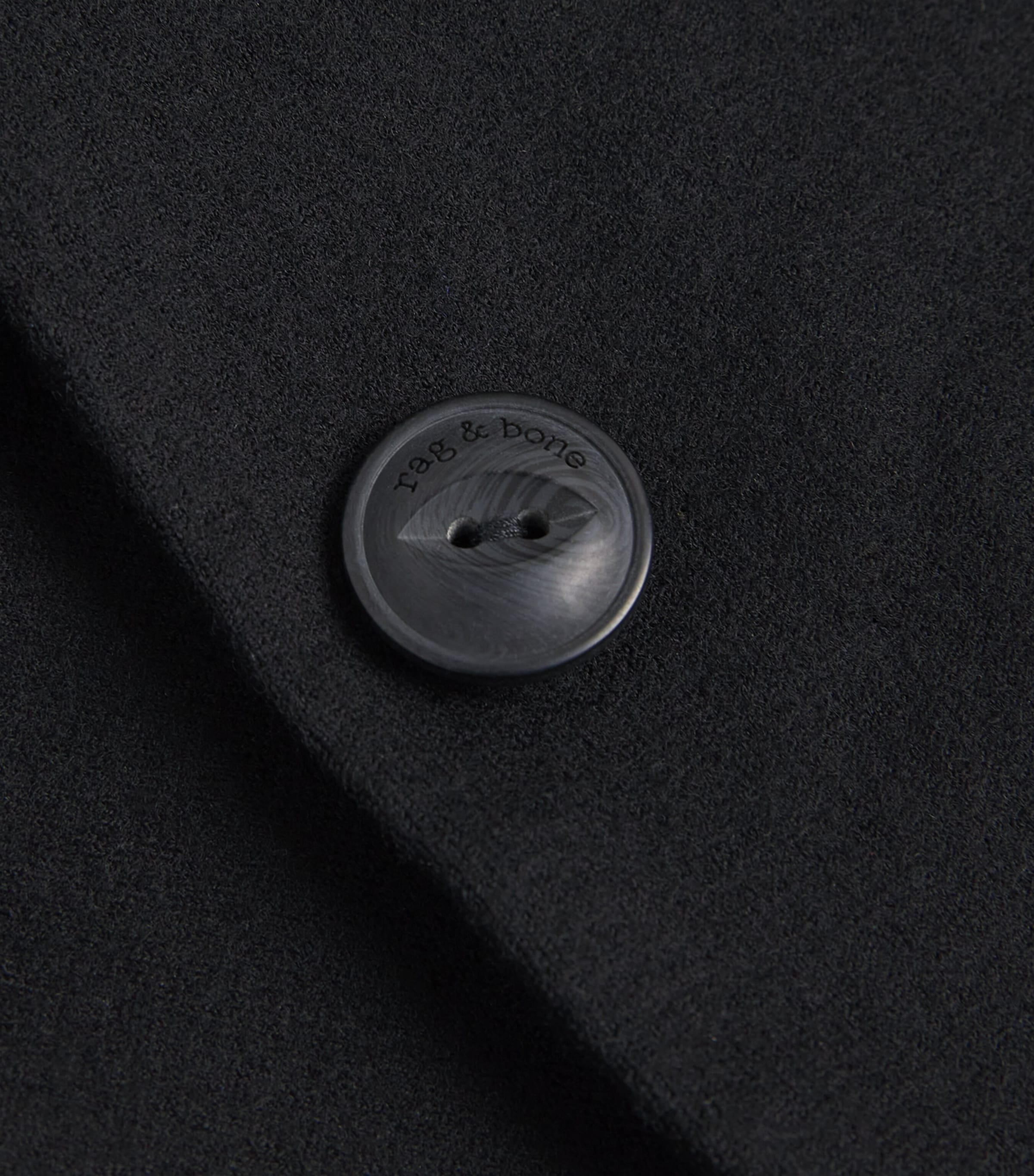 Wool Stand-Collar Slade Blazer BLACK Image 5