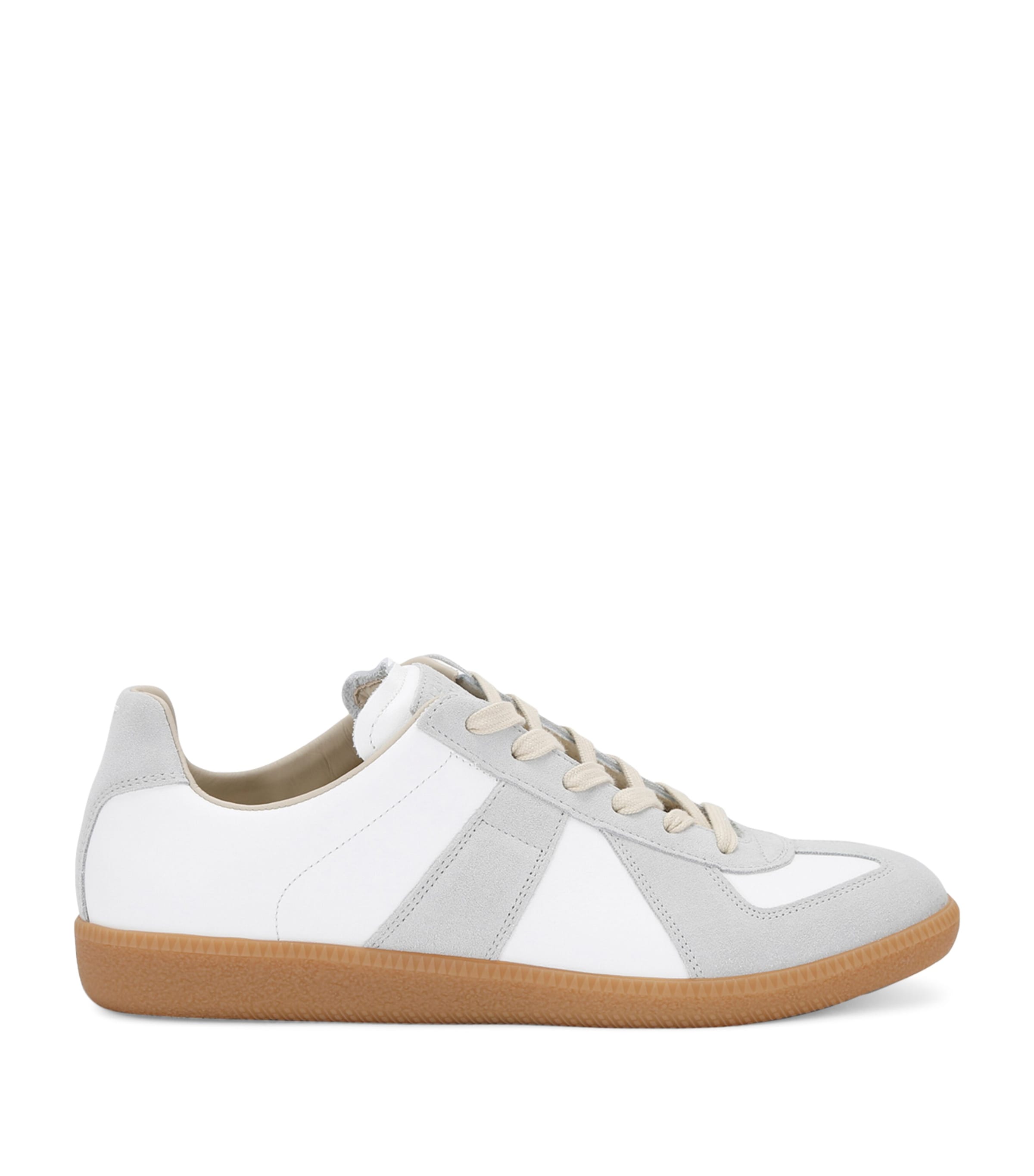 Maison Margiela Leather Replica Sneakers In White