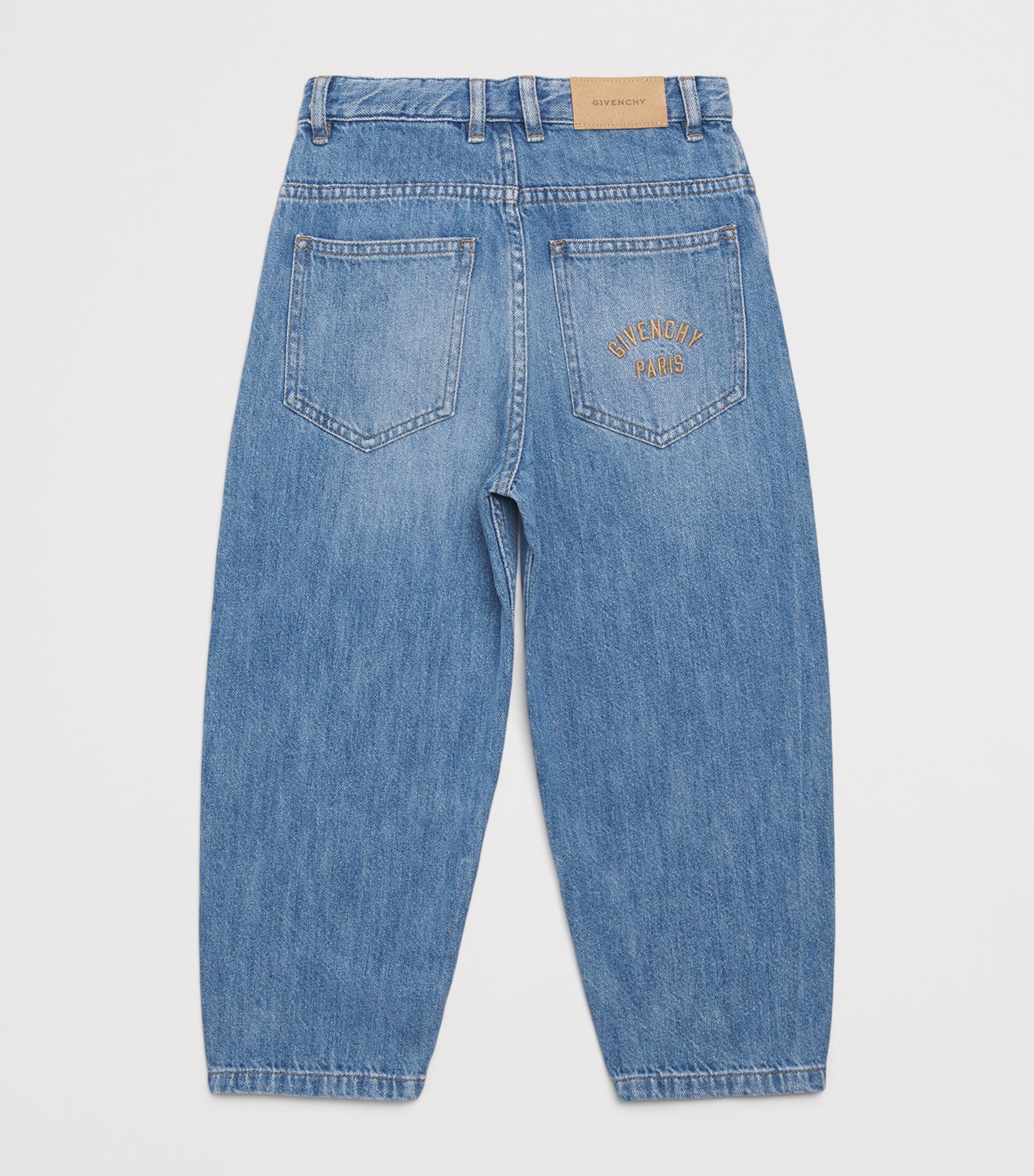Barrel Leg Jeans (4-12+ Years) H31088/Z25DBSTN+BRSH Image 2