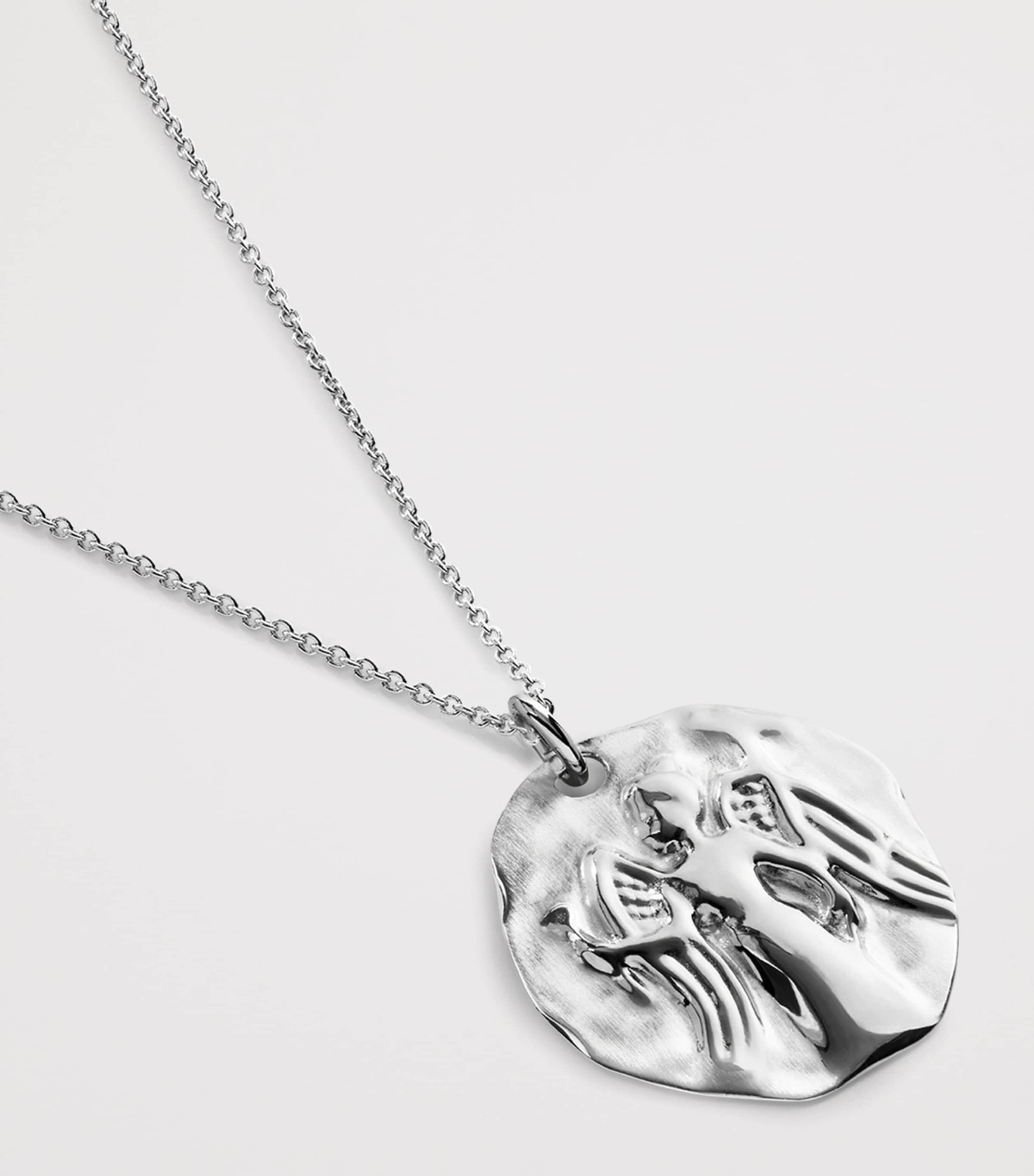 Monica Vinader Sterling Silver Virgo Zodiac Necklace Sterling Silver Image 2