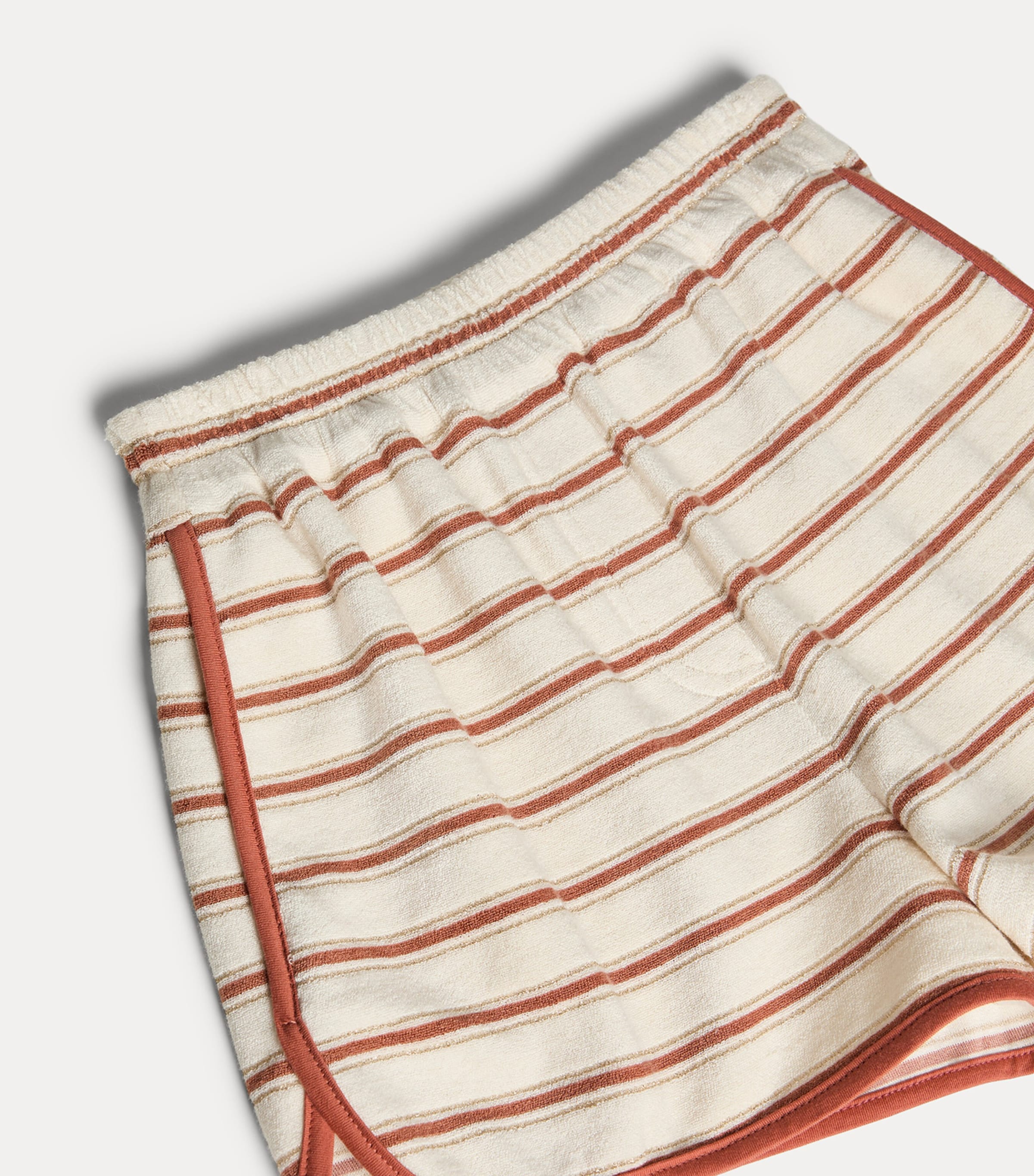 Brunello Cucinelli Kids Silk-Blend Stripe Shorts (4-6 Years) Image 3