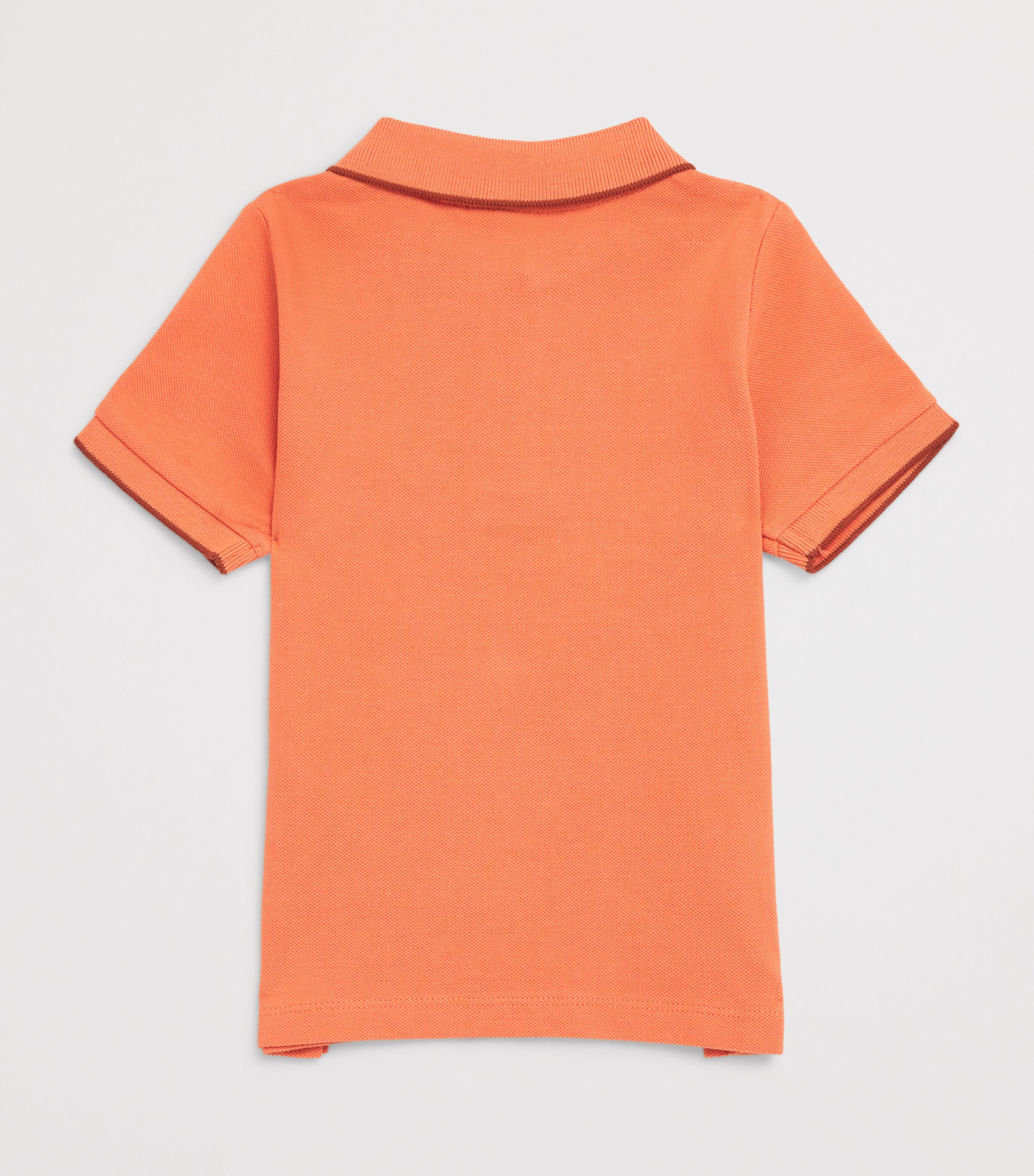 BOSS Kidswear Cotton Logo Polo Shirt (3-18 Months) Bright Red Image 2