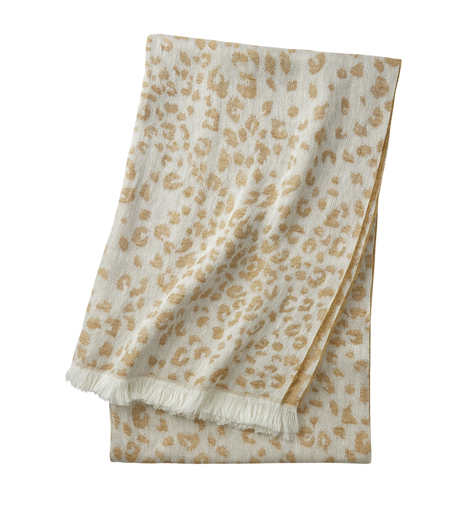 Yves Delorme Linen Fauve Throw (140cm x 160cm) Mordore Image 1