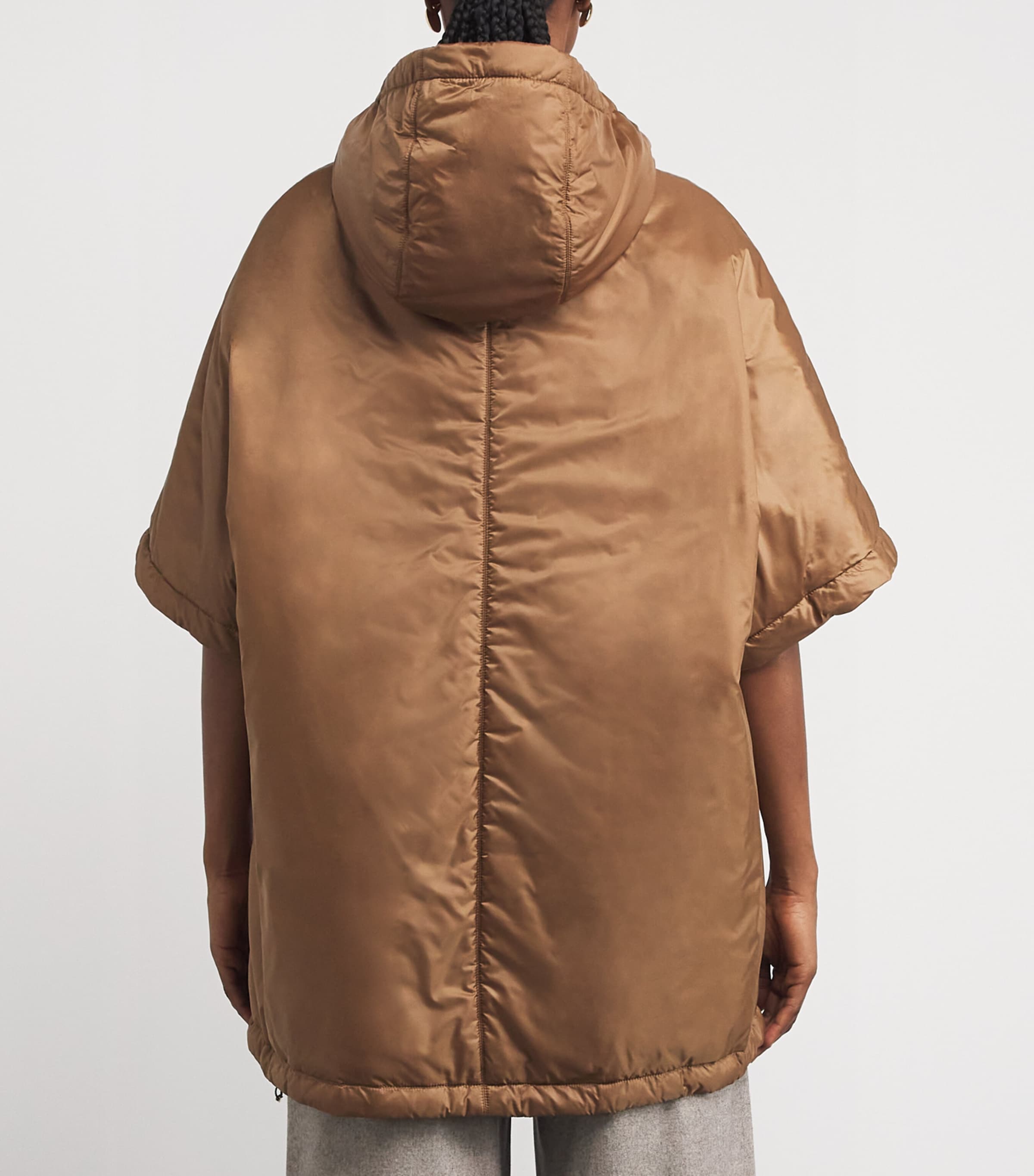 Hooded Cape CARAMEL Image 4