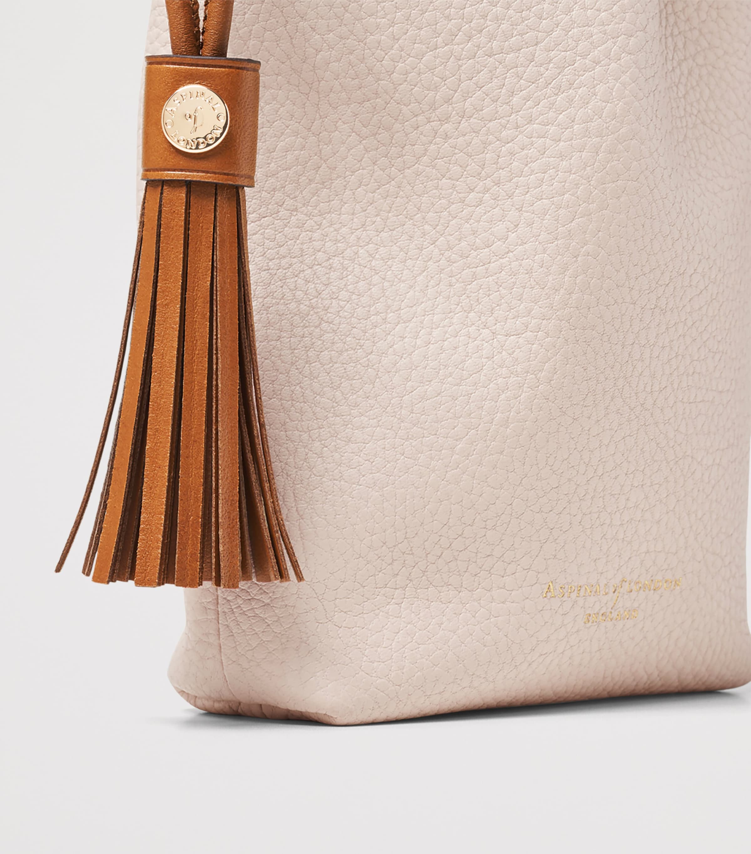 Aspinal Of London Leather Soho Cross-Body Pouch Neutral Image 3
