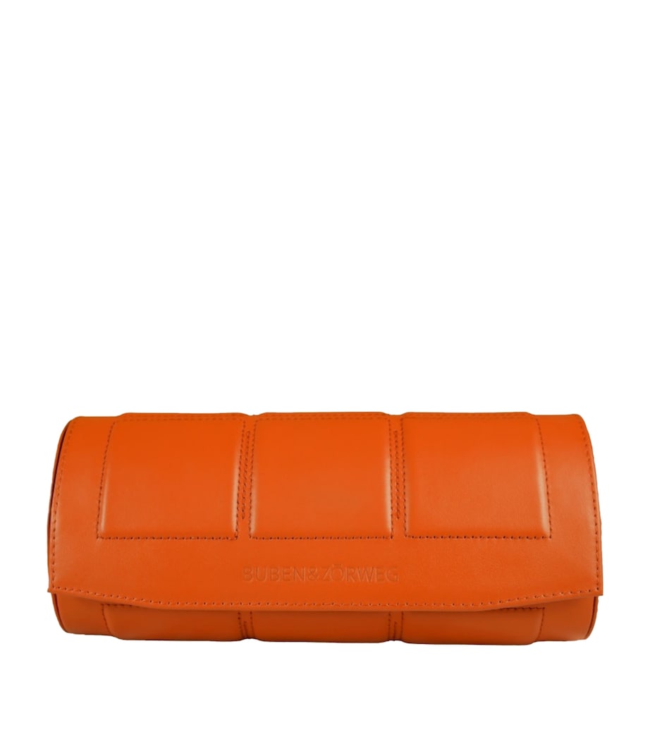 Leather Nitro 3 Watch Case ORANGE Image 1