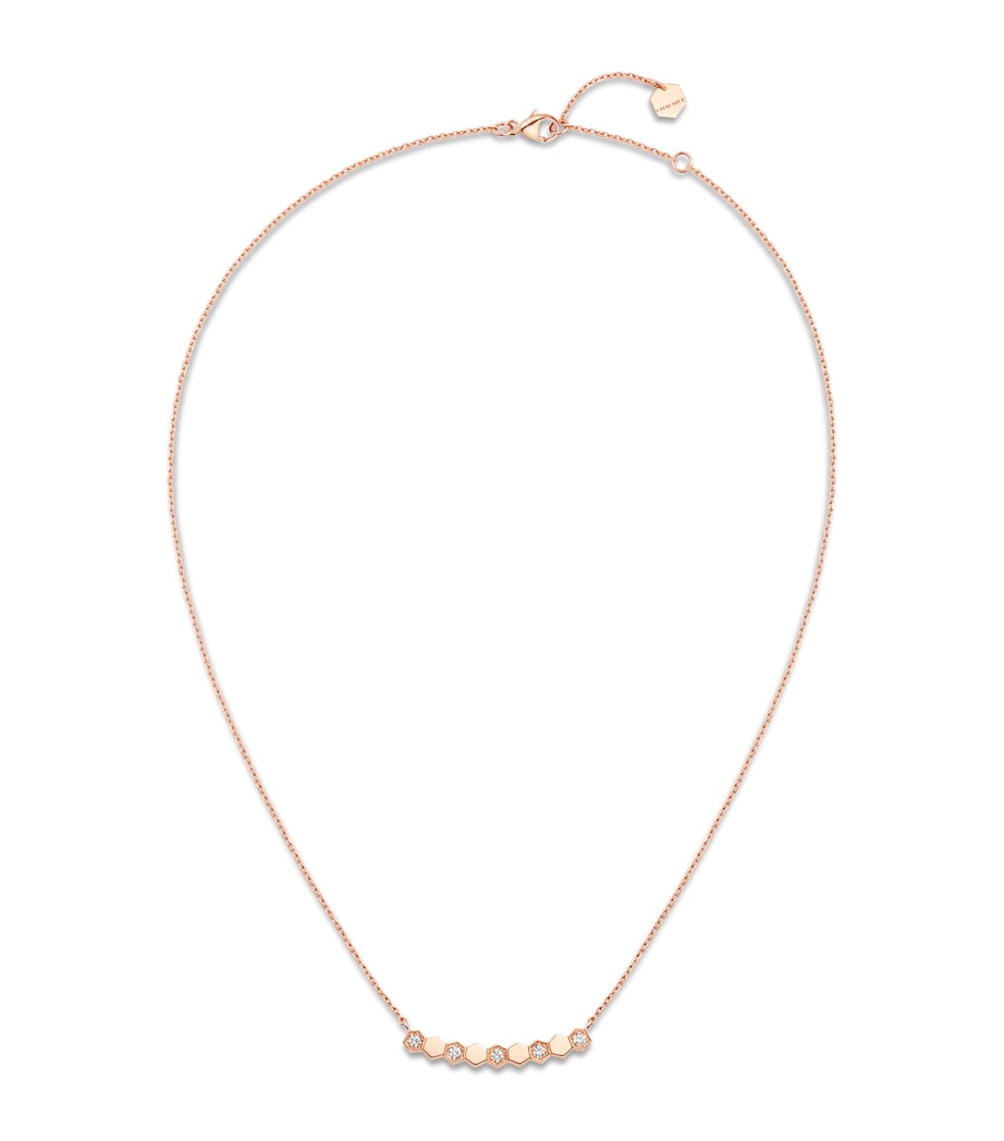 Chaumet Rose Gold and Diamond Bee de Chaumet Pendant Necklace Pink Gold Image 1