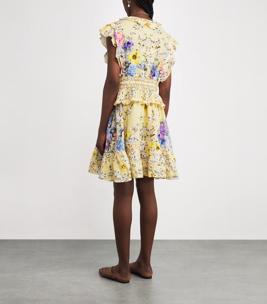 Linen Darling Buds Mini Dress DARLING BUDS DARLBUD Image 3