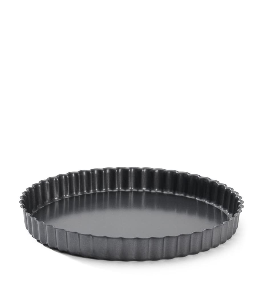 De Buyer Non-Stick Fluted Tart Mould (24cm) Grey Image 1