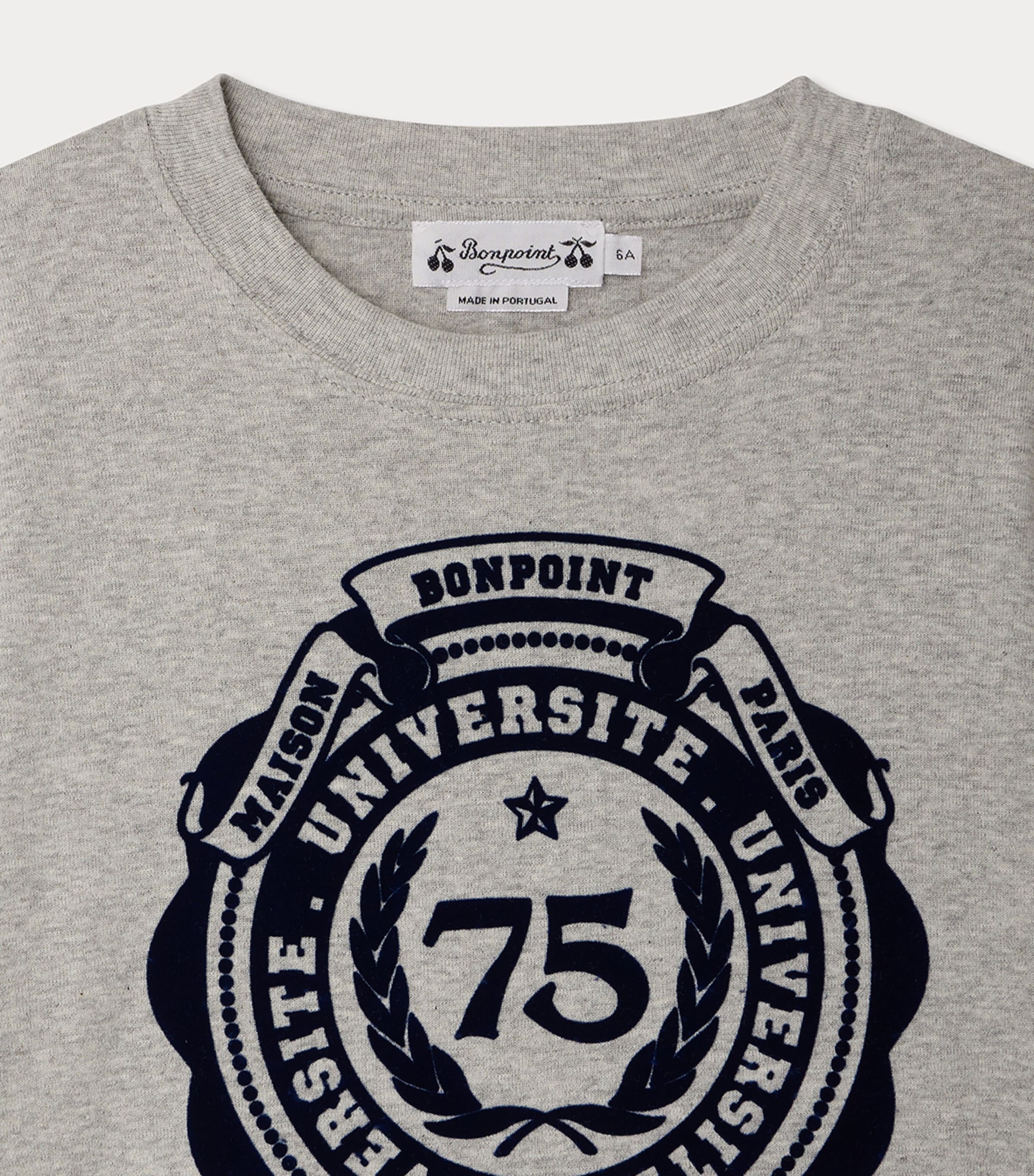 Graphic Thibald T-Shirt (4-8 Years) UPB GRIS MOYEN Image 3