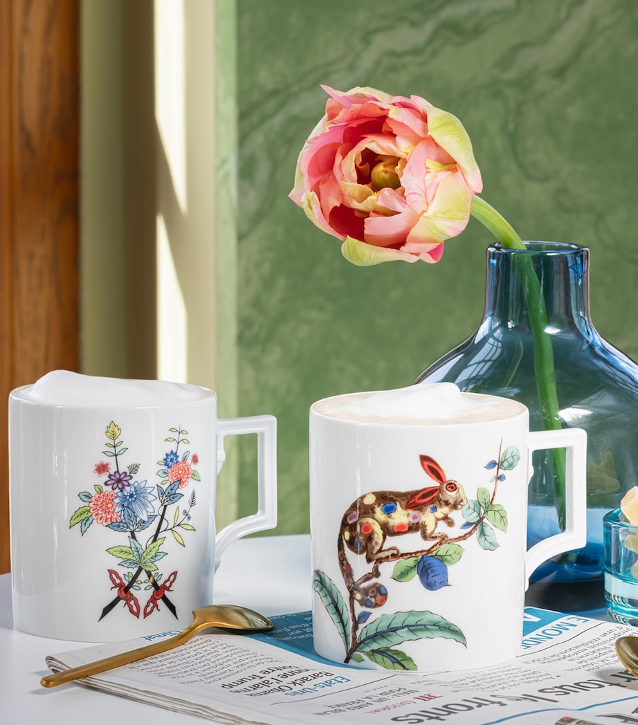 Meissen Porcelain Swords Fantasy Mug Image 5