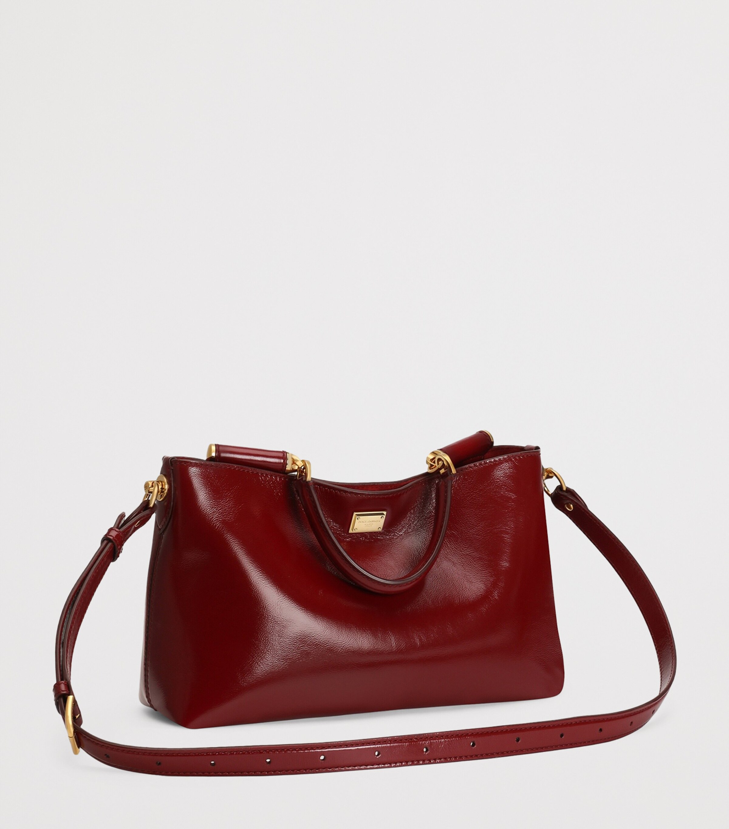 Dolce&Gabbana Medium Calfskin Vittoria Shoulder Bag Tono Ross Image 4