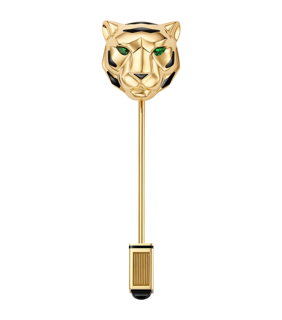 Cartier Yellow Gold and Tsavorite Faune et Flore de Cartier Tie Pin Yellow Gold Image 1