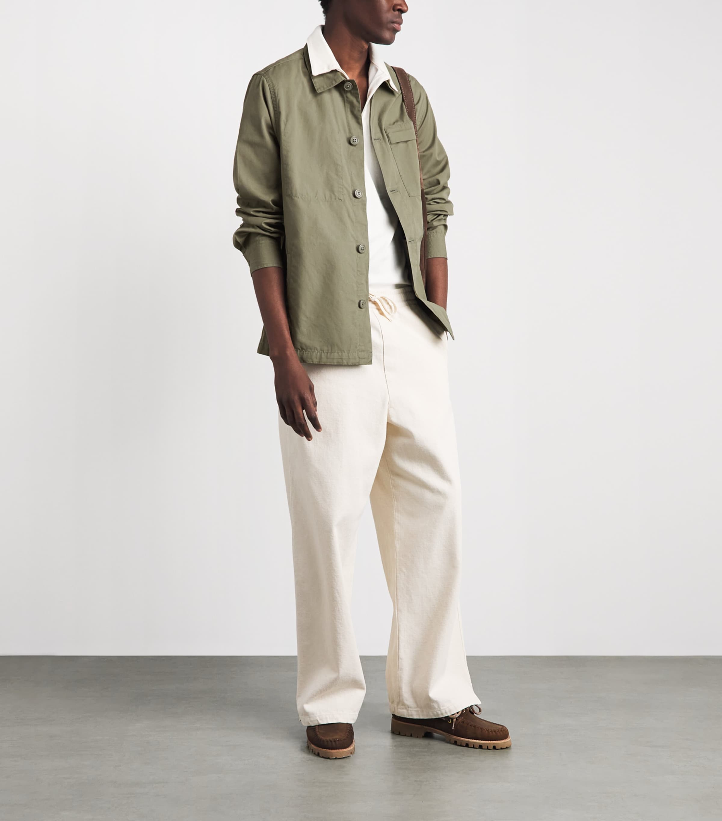 Barbour Green Sherburn Overshirt | Harrods US