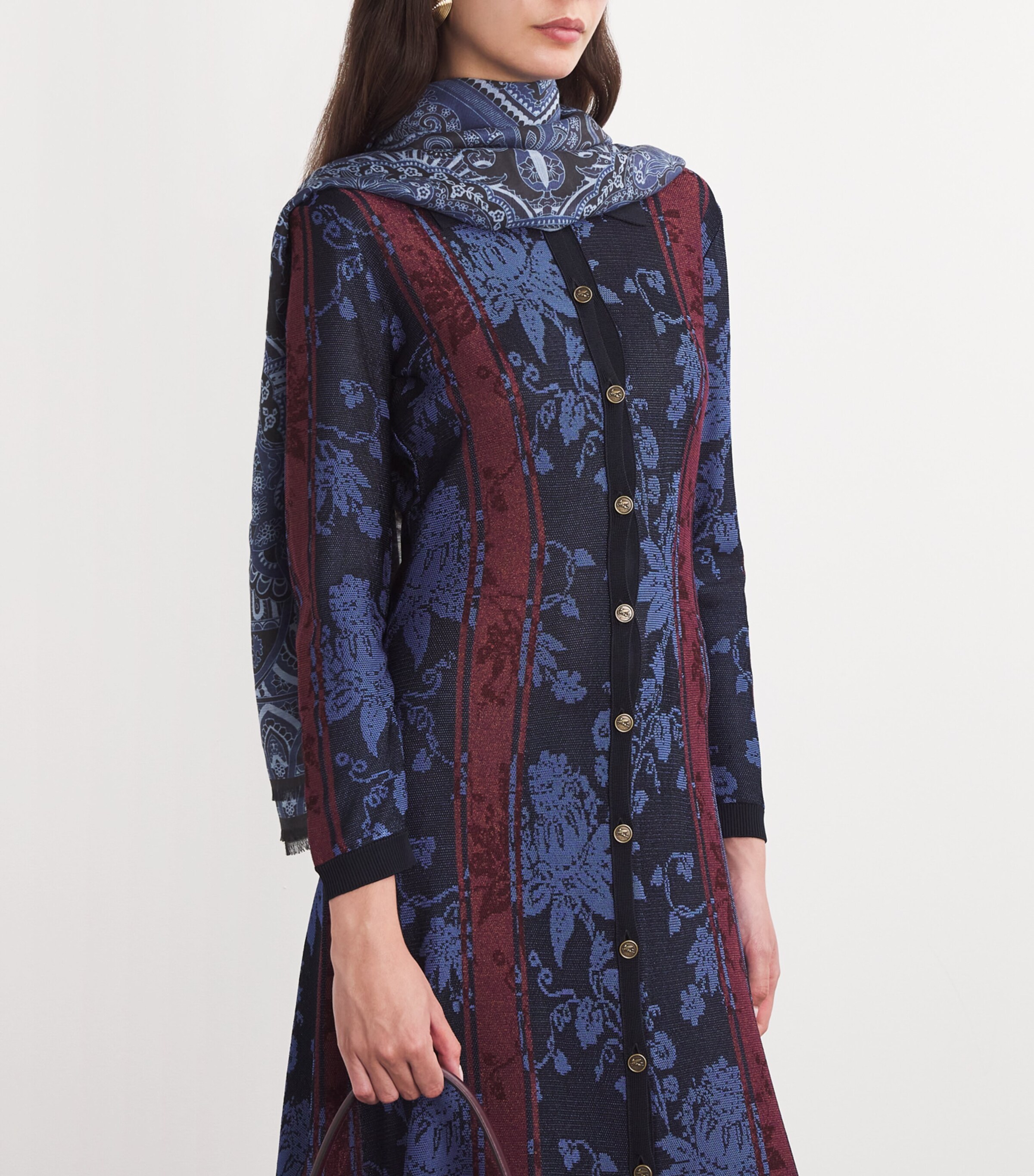 Printed Square Scarf X0889 Image 4