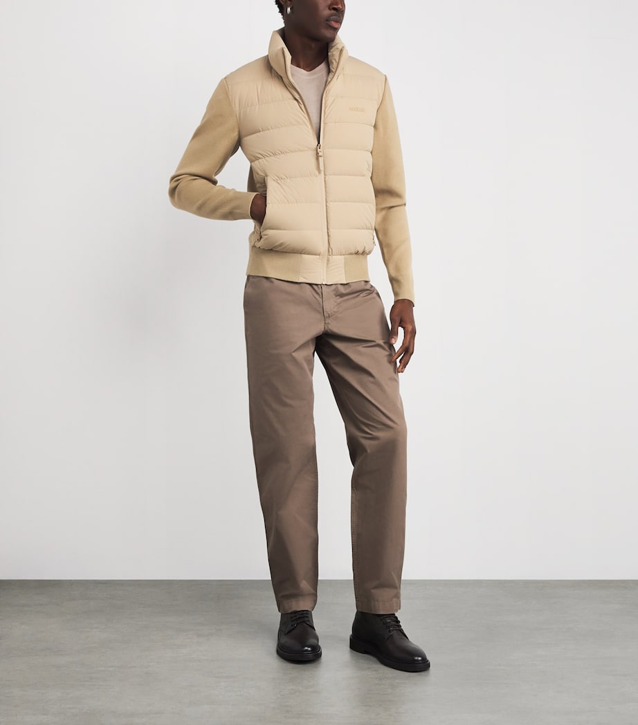 Haney-City Hybrid Down Jacket LIGHT CAMEL Image 2