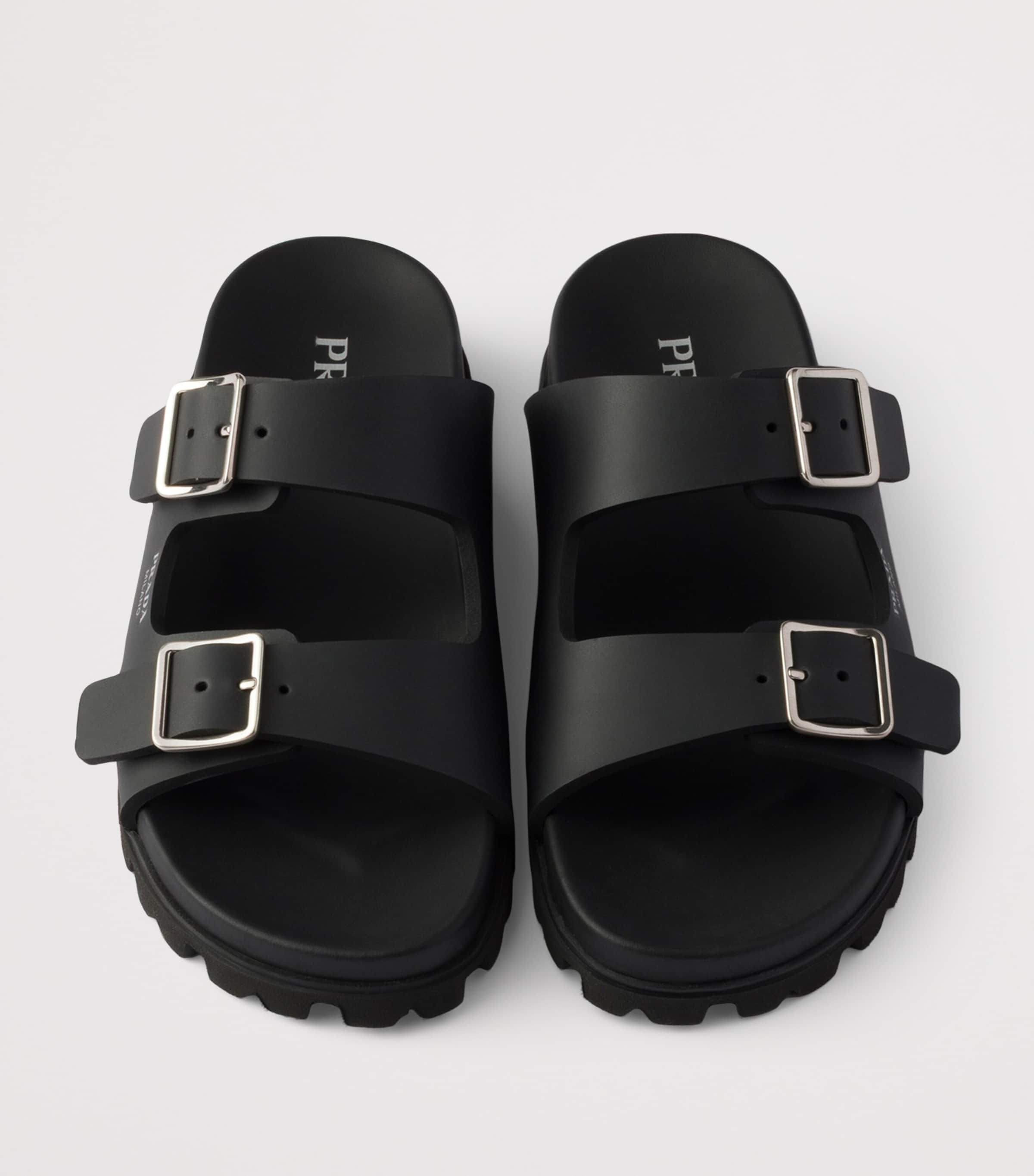 Prada Buckle Slides Image 3