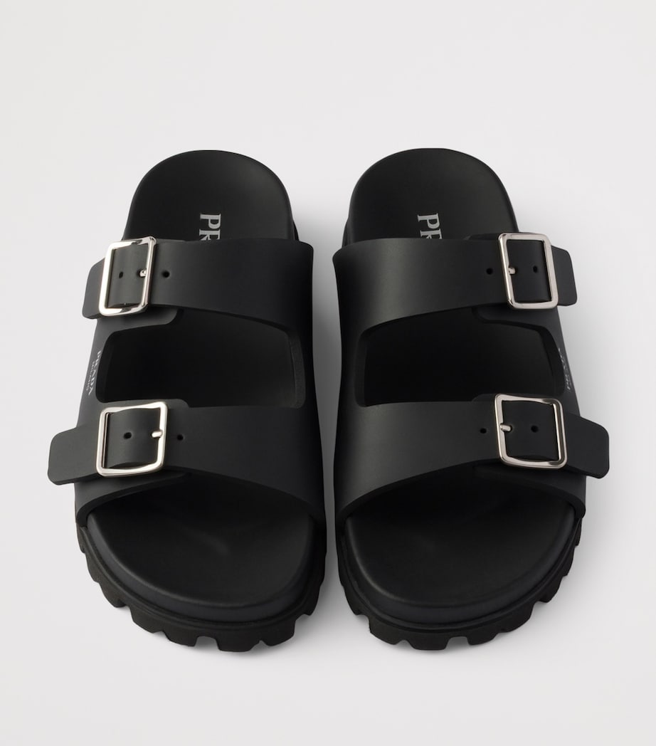 Prada Buckle Slides Image 3