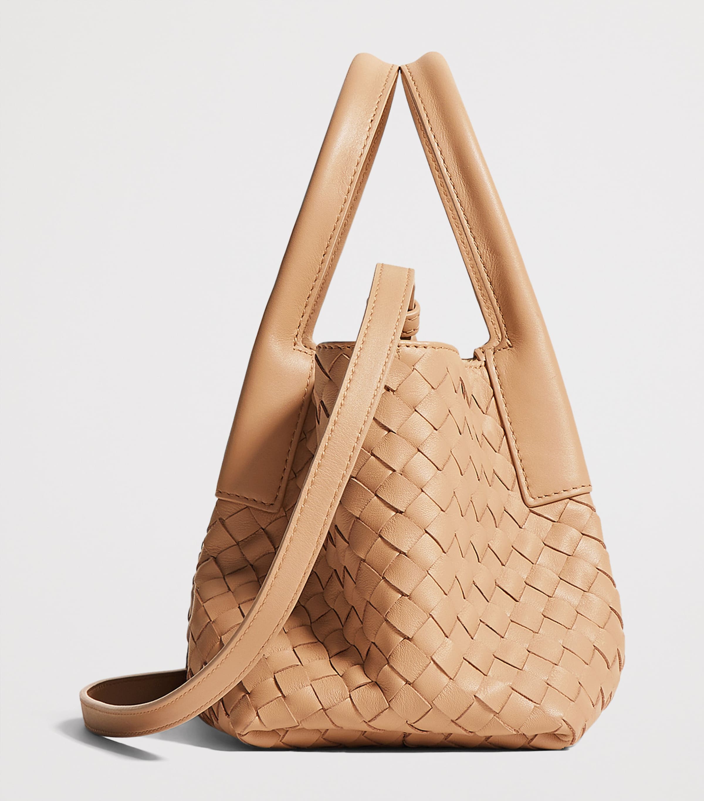 Bottega Veneta Small Leather Intrecciato Pinacoteca Tote Bag Image 4