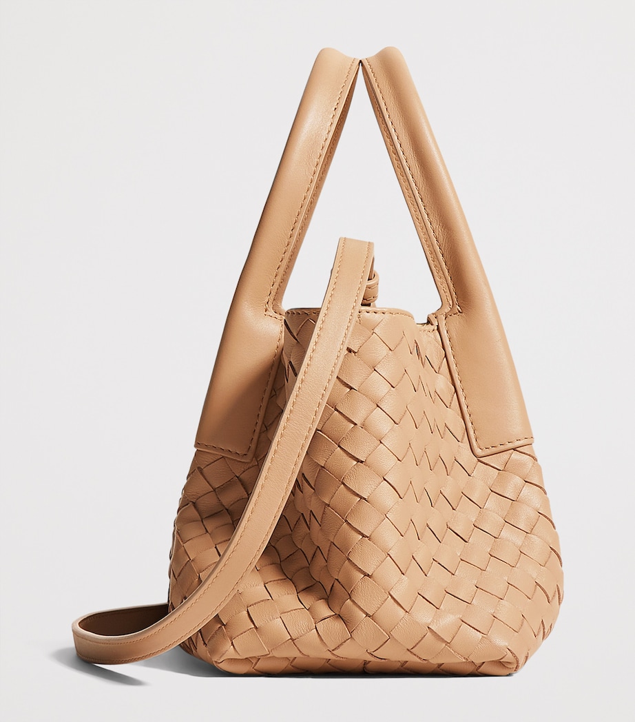Bottega Veneta Small Leather Intrecciato Pinacoteca Tote Bag Image 4