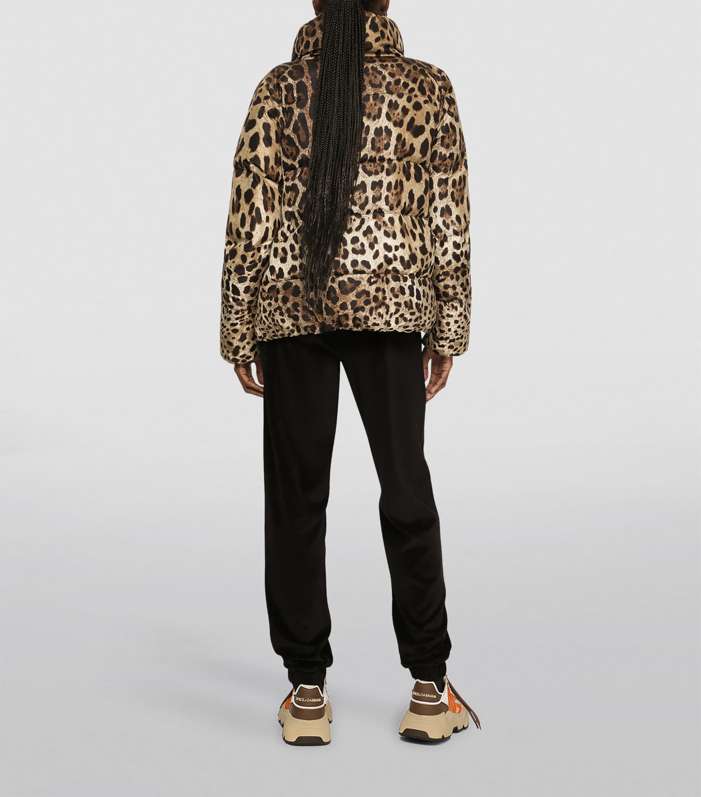 Dolce & Gabbana Leopard Print Puffer Jacket | Harrods US Dolce & Gabbana Leopard Print Puffer Jacket | Harrods US