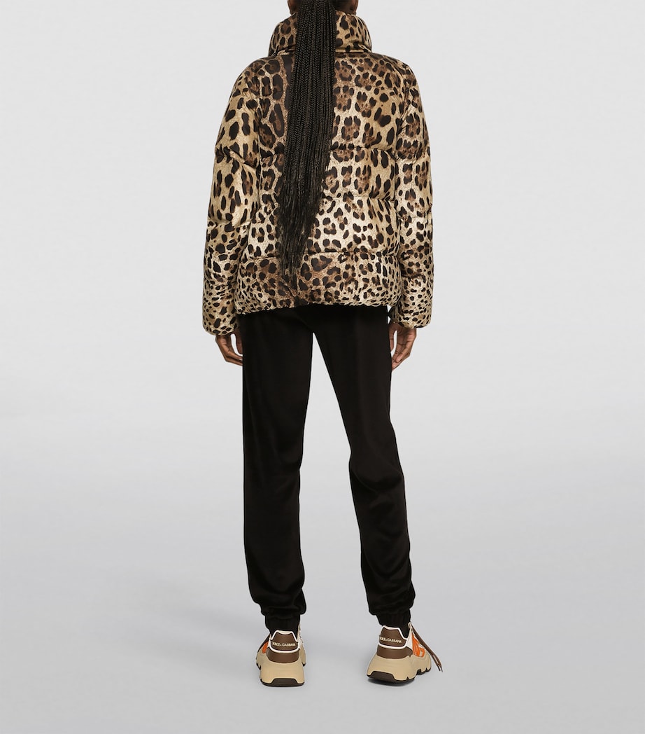 Leopard Print Puffer Jacket HY13M-LEO N Image 5
