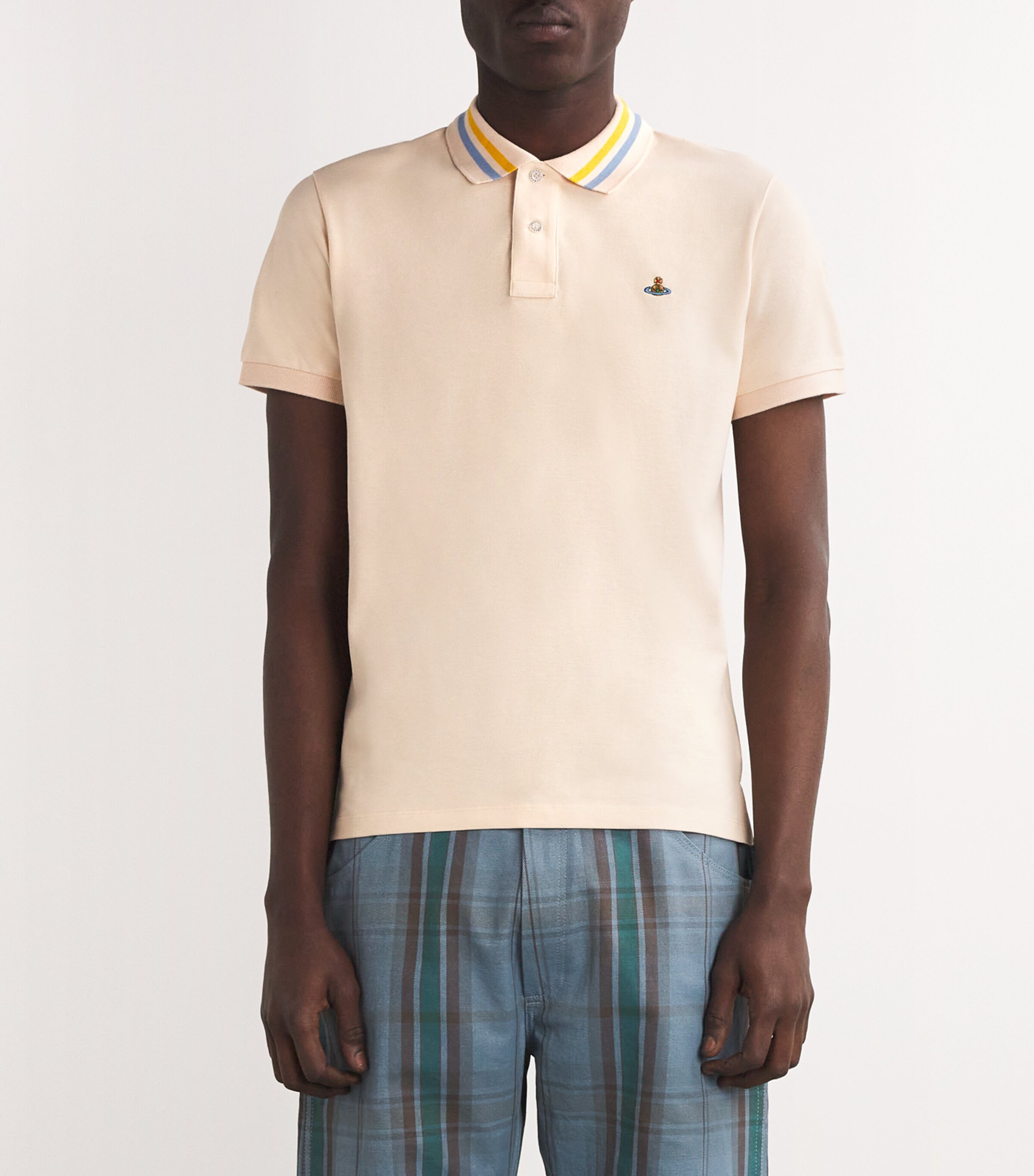 Cotton Orb Polo Shirt G408-PLASTER PINK Image 3