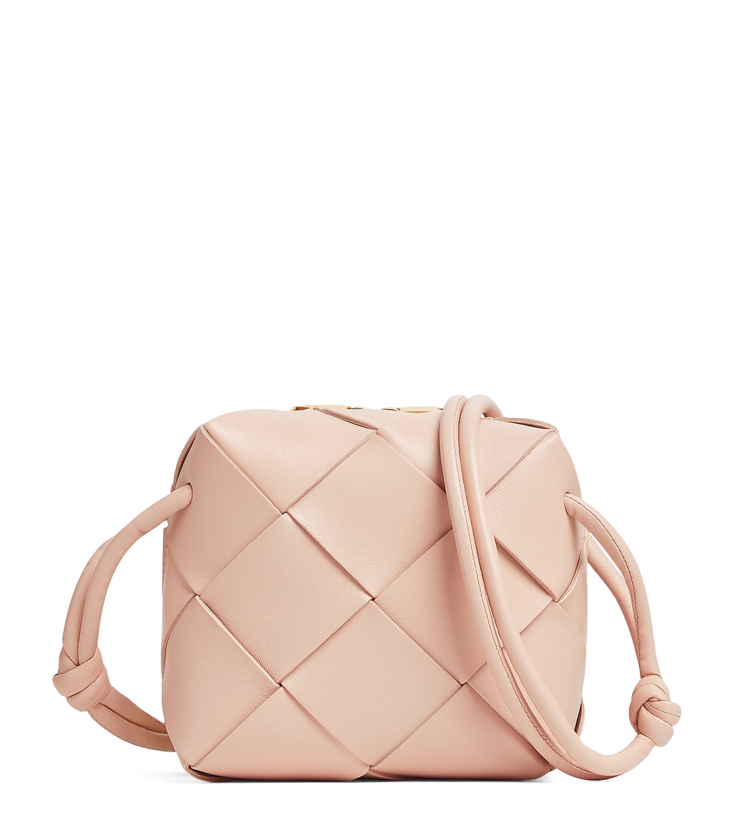 Bottega Veneta Mini Camera Bag In Pink