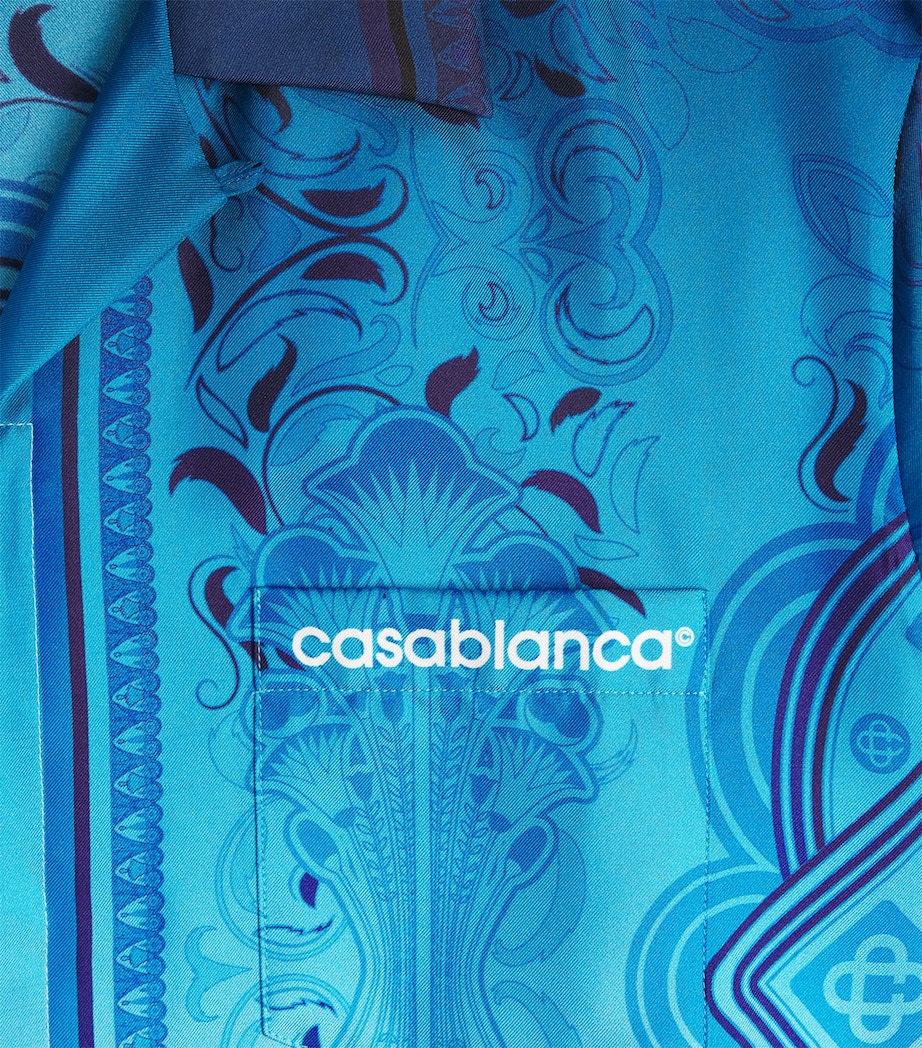 Casablanca Mens Silk Egyptian Rug Shirt Egyption Rug Image 6