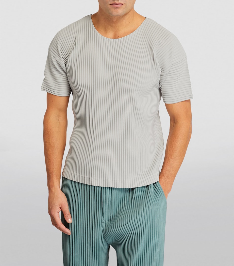 Pleated T-Shirt 11 LIGHT GRAY Image 3