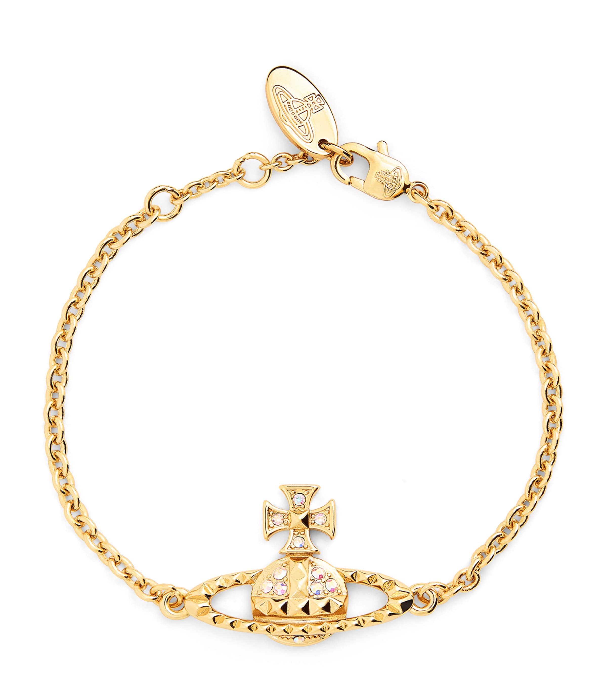Vivienne Westwood Embellished Mayfair Bas Relief Bracelet
