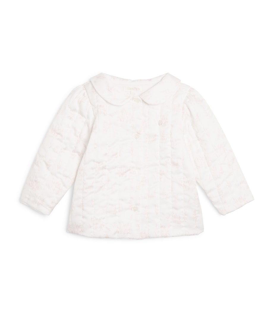 Cotton Printed Padded Jacket (1-18 Months) PINK TOILE DE JOUY Image 1