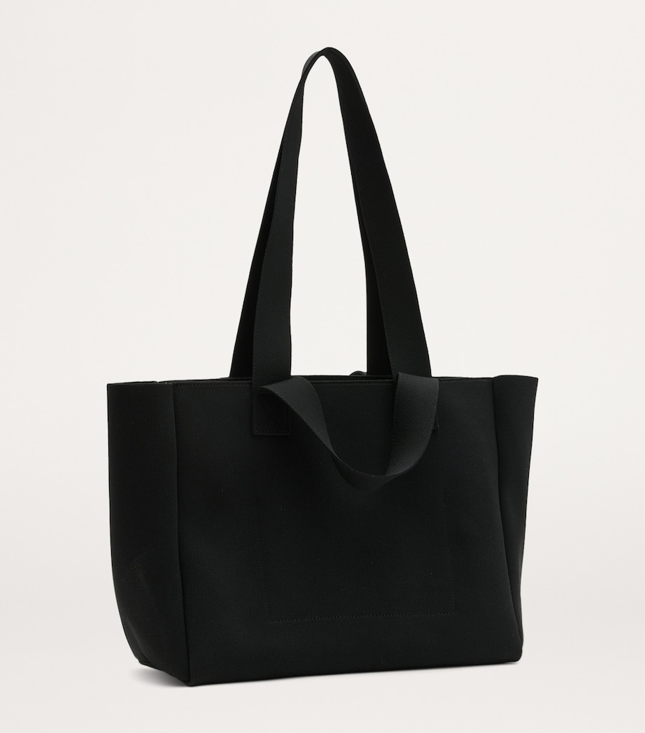 AllSaints Medium Izzy Logo Tote Bag Black Image 2