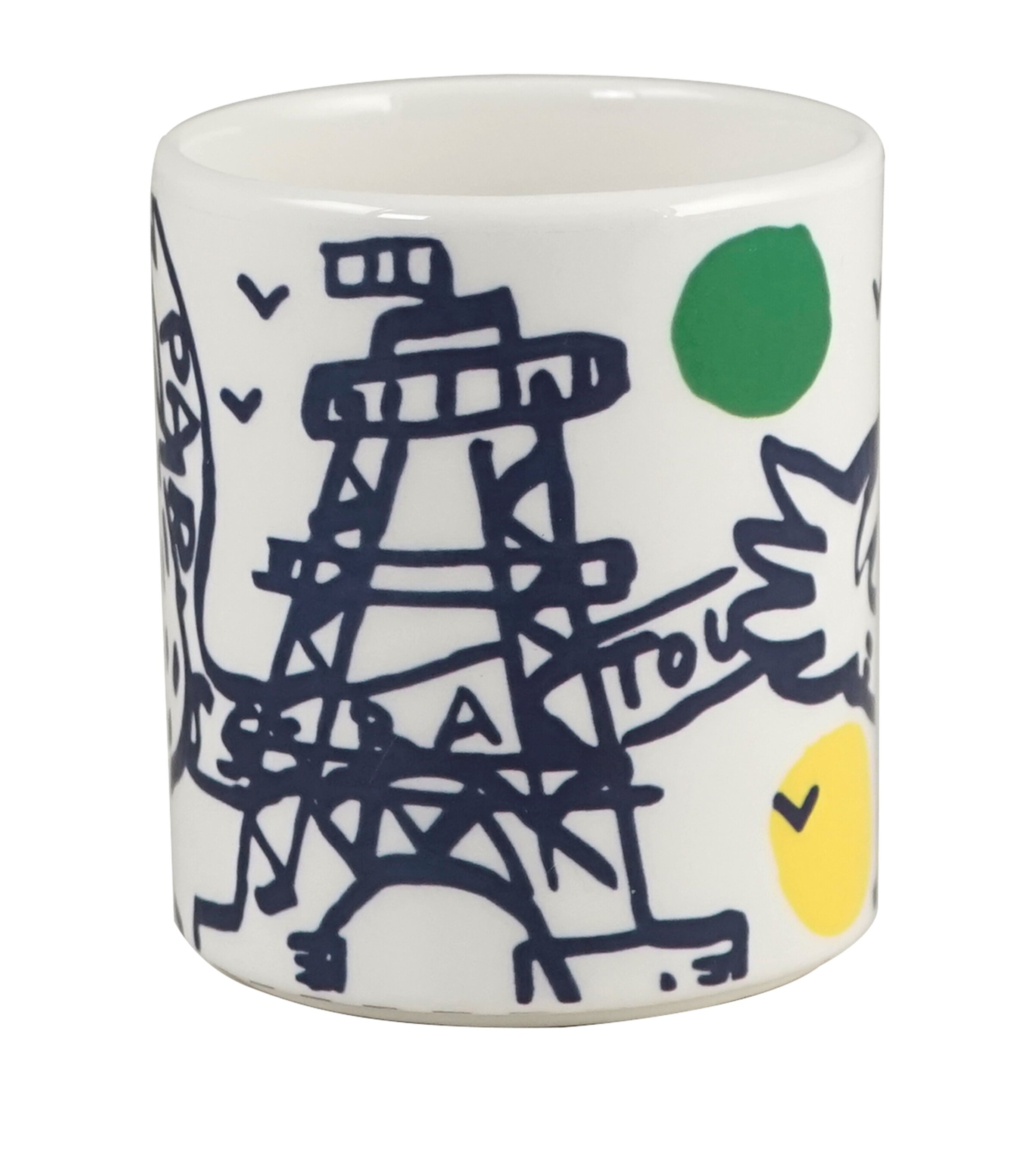 L'Archipel Sentimental Eiffel Tower Mug WHITE, BLUE Image 2