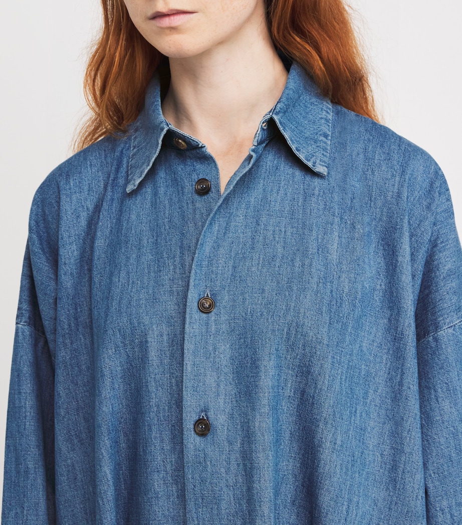 Denim A-Line Shirt DENIMLIGHT Image 4
