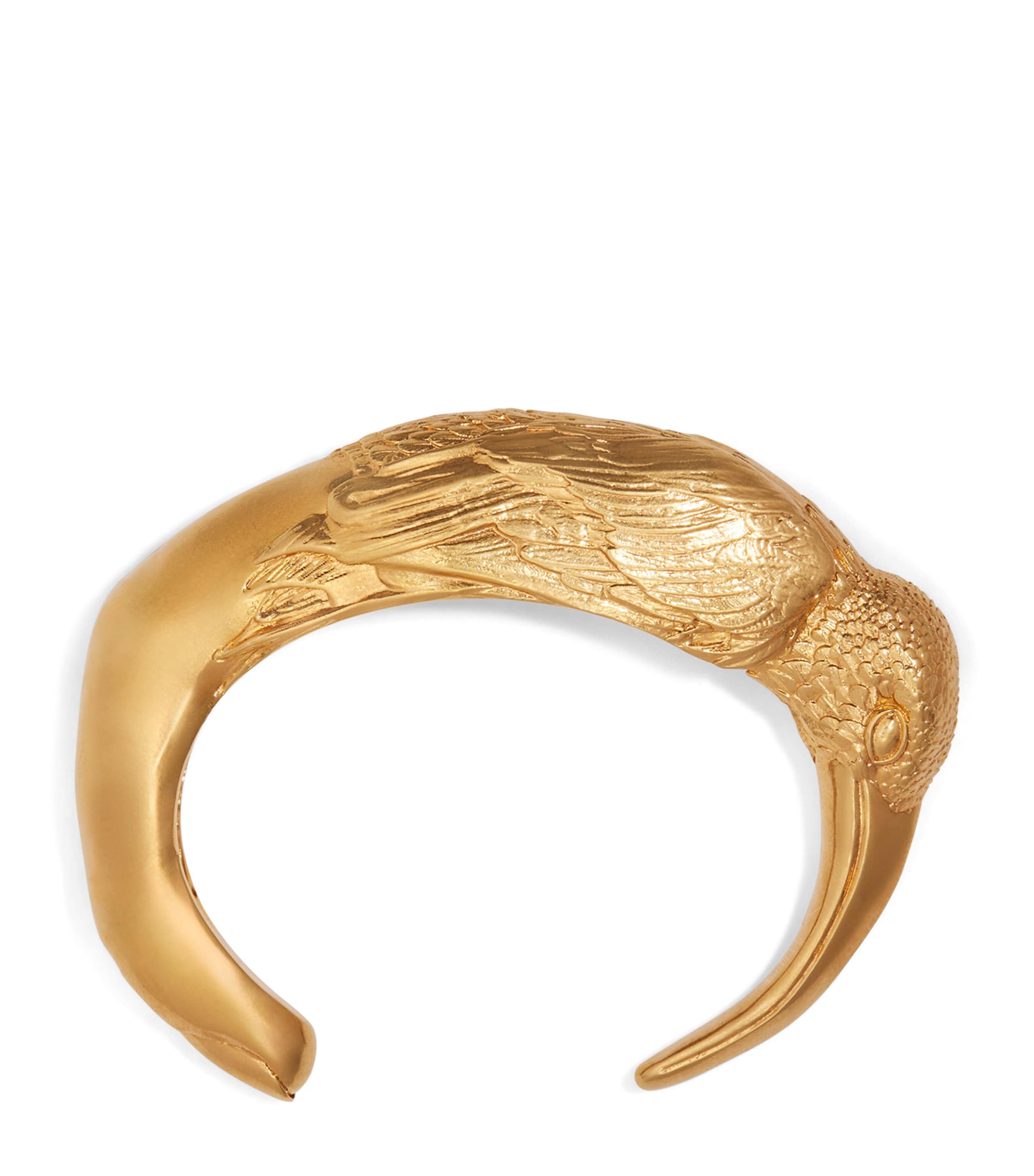 Schiaparelli Bird Cuff Opaque Gold Image 1