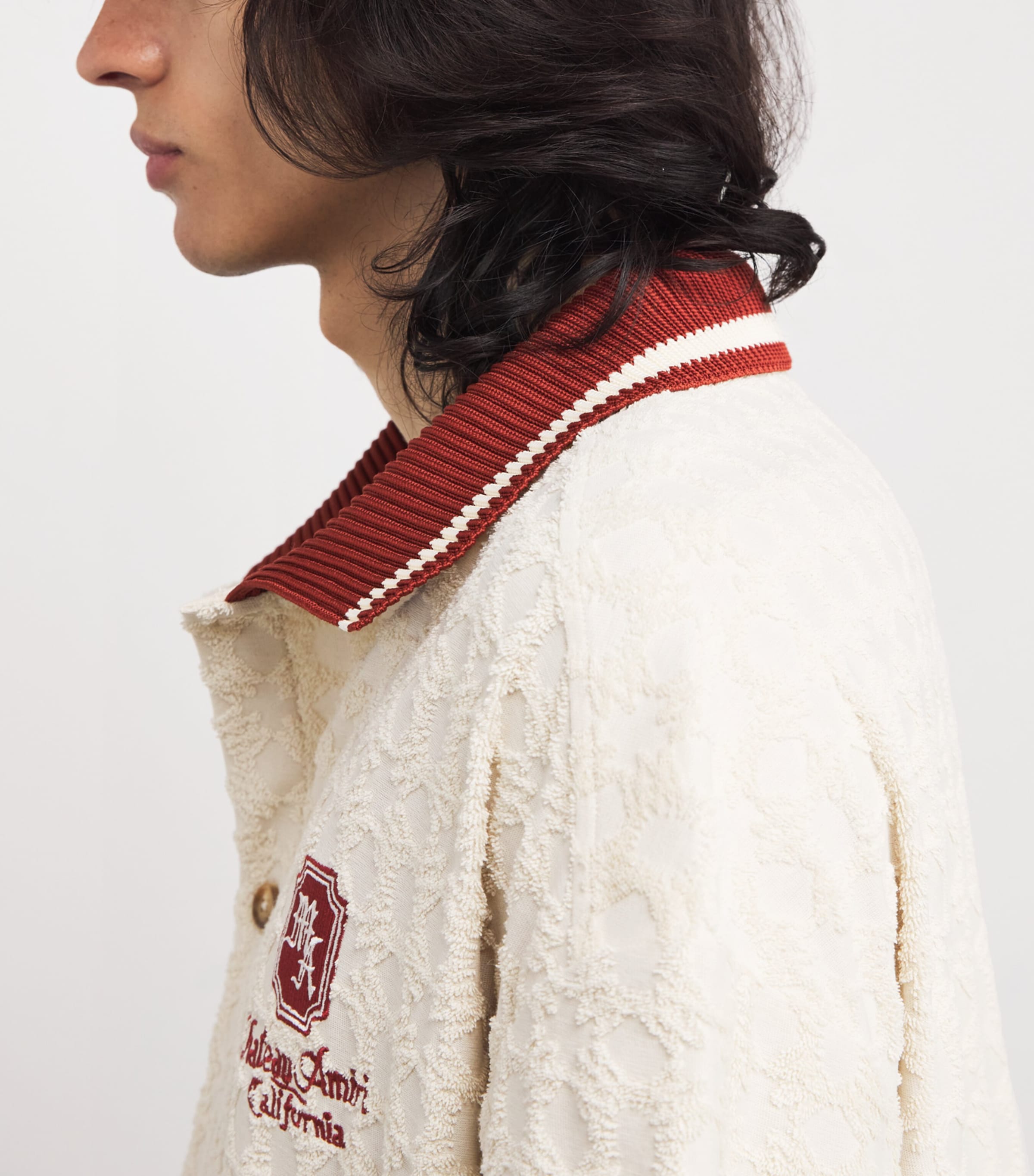 Jacquard Bowling Shirt ALABASTER Image 6